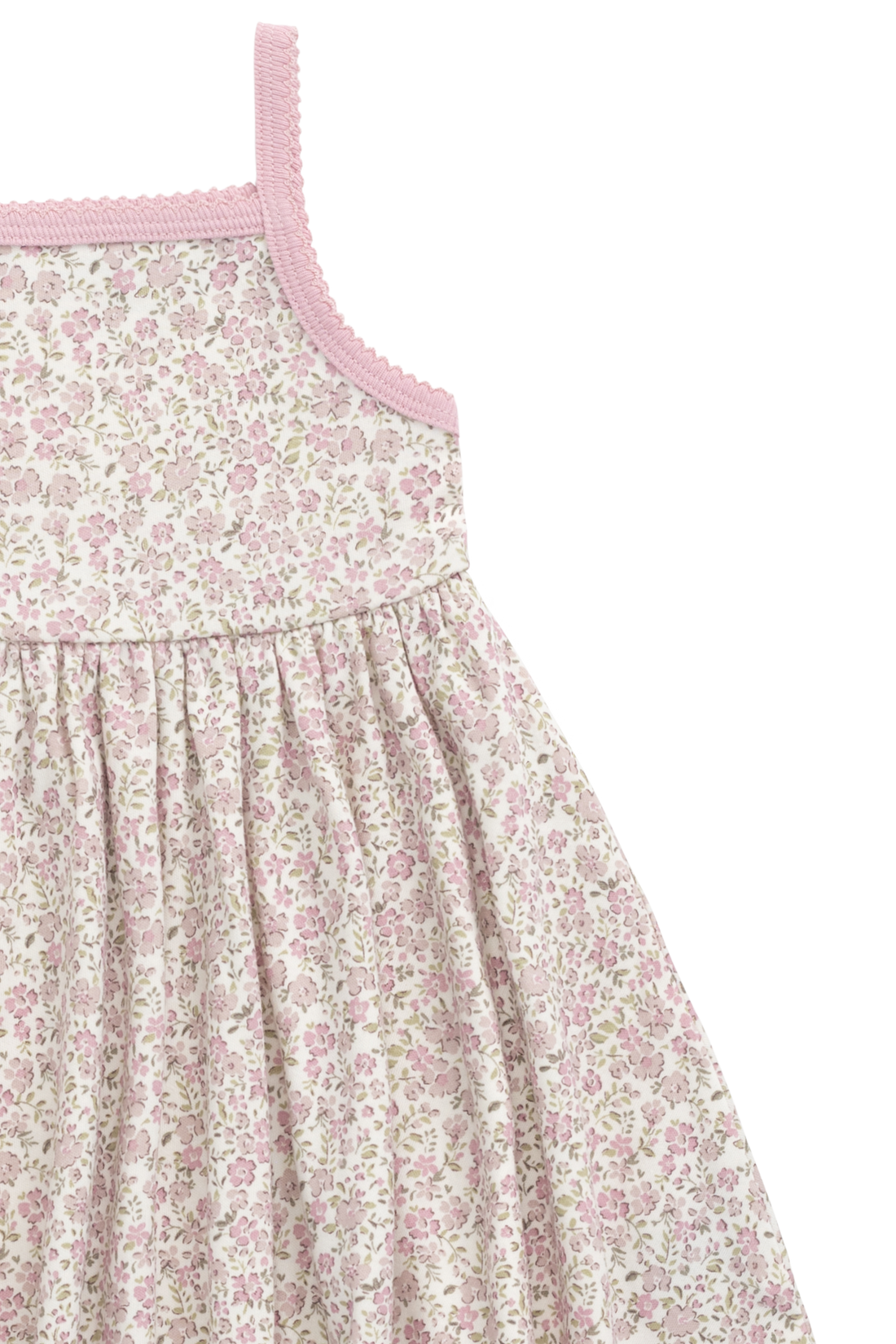 Organic Cotton Samantha Dress - Tully Mauve Childrens Dress from Jamie Kay USA