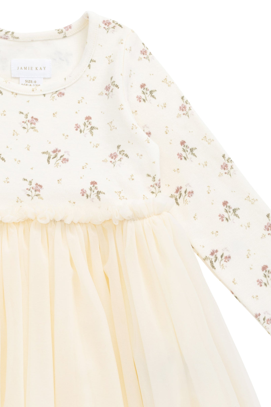 Anna Dress - Thelma Egret Childrens Dress from Jamie Kay USA