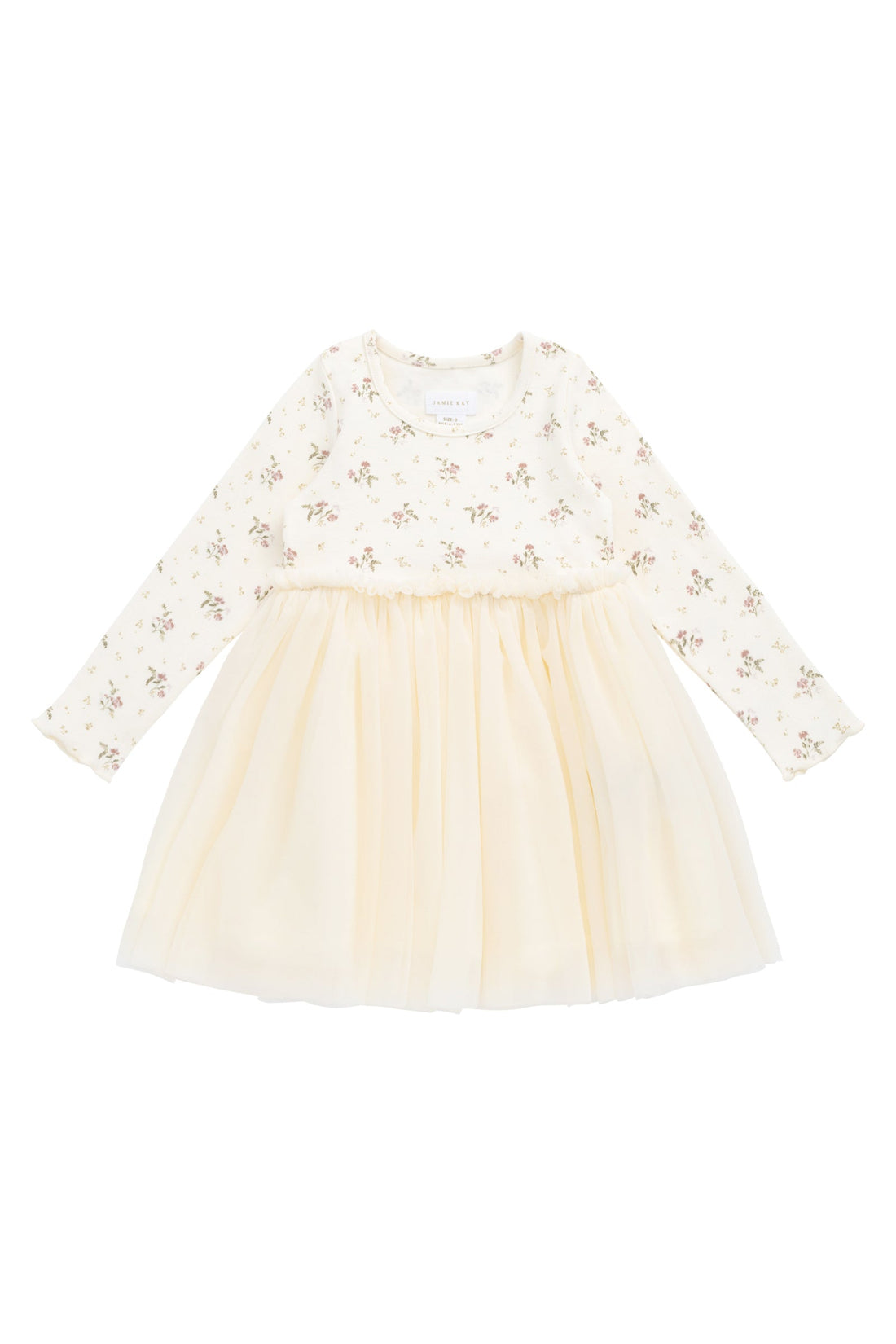 Anna Dress - Thelma Egret Childrens Dress from Jamie Kay USA