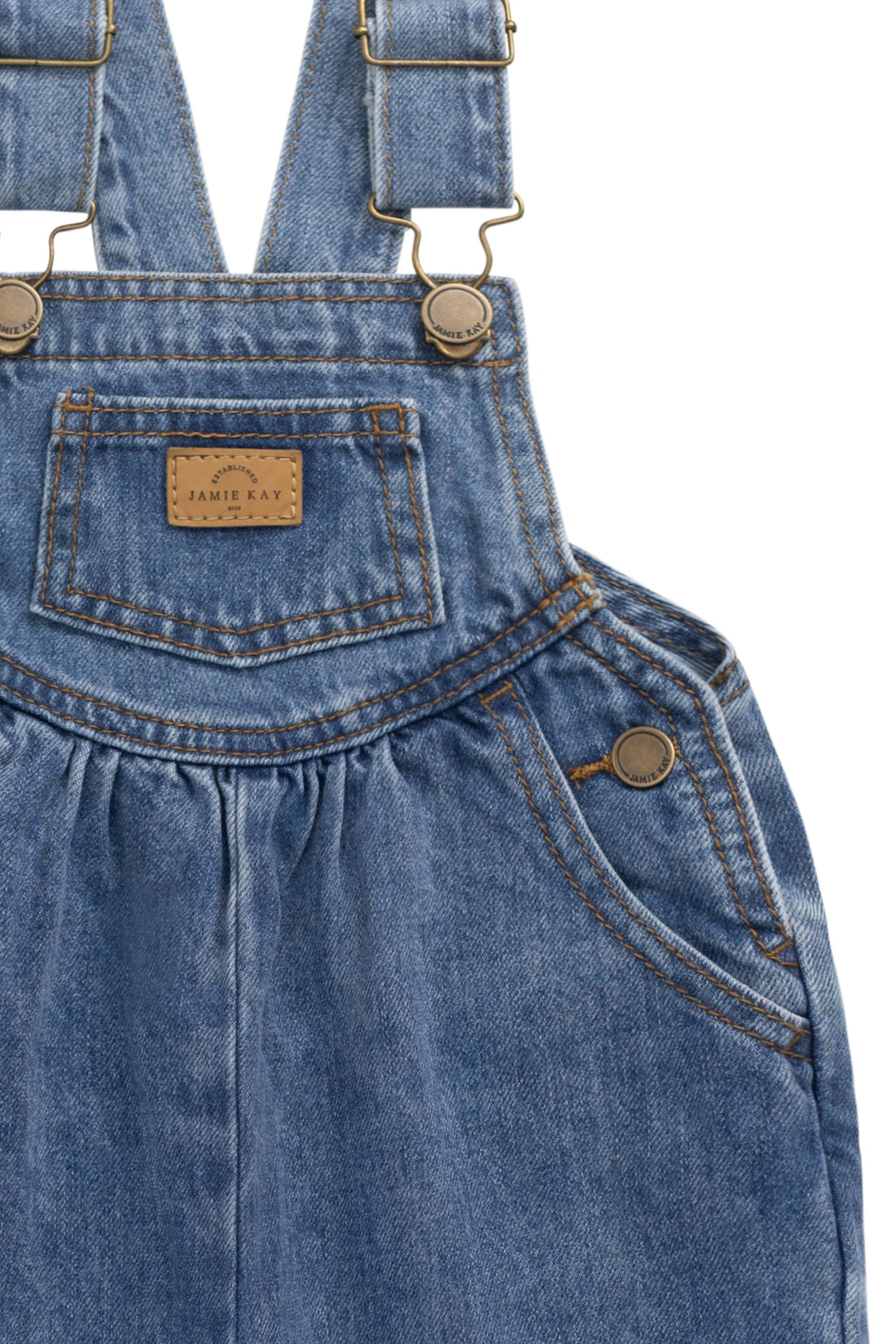 Cecil Overall - Vintage Denim Childrens Overall from Jamie Kay USA