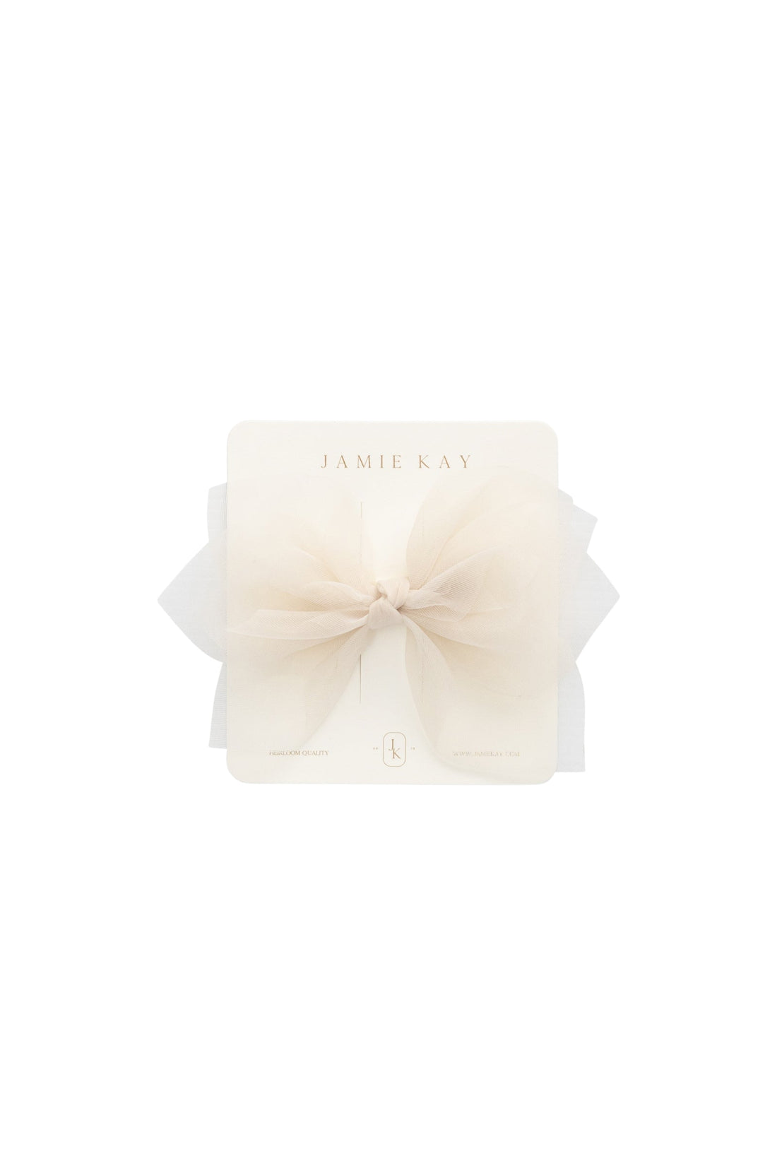 Fairy Bow - Blushed Rose Childrens Hair Bow from Jamie Kay USA