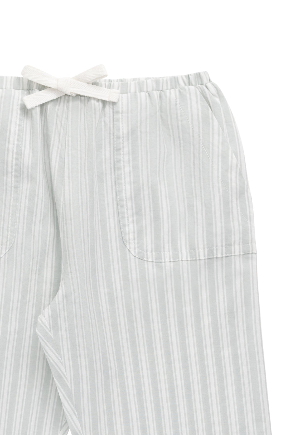 Organic Cotton Albie Pant - Variegated Stripe Shoreline Childrens Pant from Jamie Kay USA