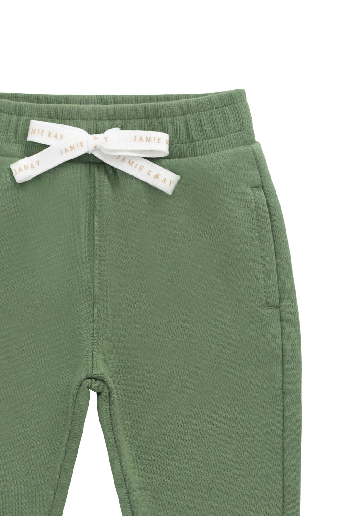Organic Cotton Dominic Track Pant - Snow Pea Childrens Pant from Jamie Kay USA