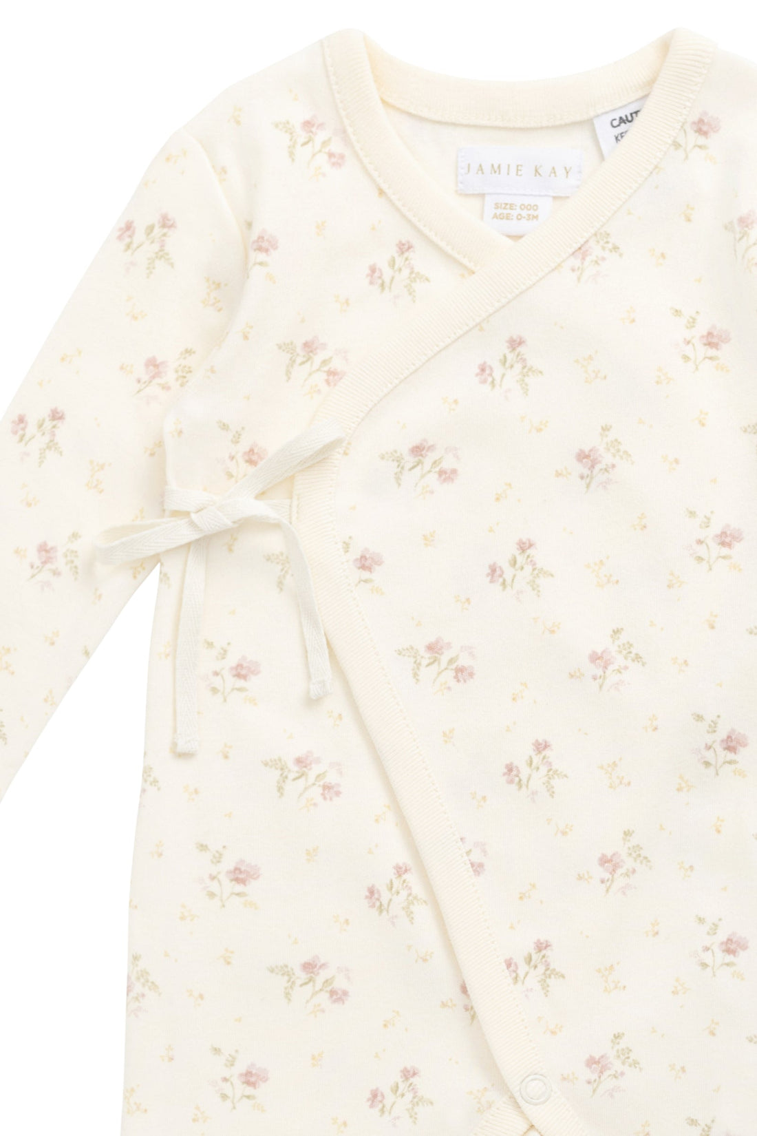 Organic Cotton Estelle Onepiece - Thelma Parchment Childrens Onepiece from Jamie Kay USA