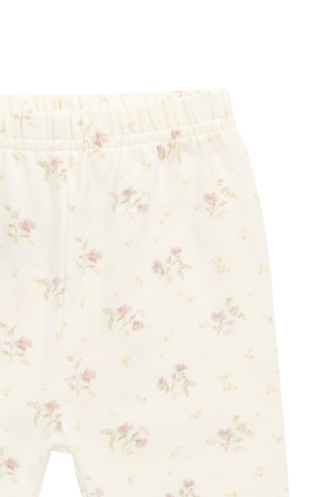 Organic Cotton Everyday Legging - Thelma Parchment Childrens Legging from Jamie Kay USA