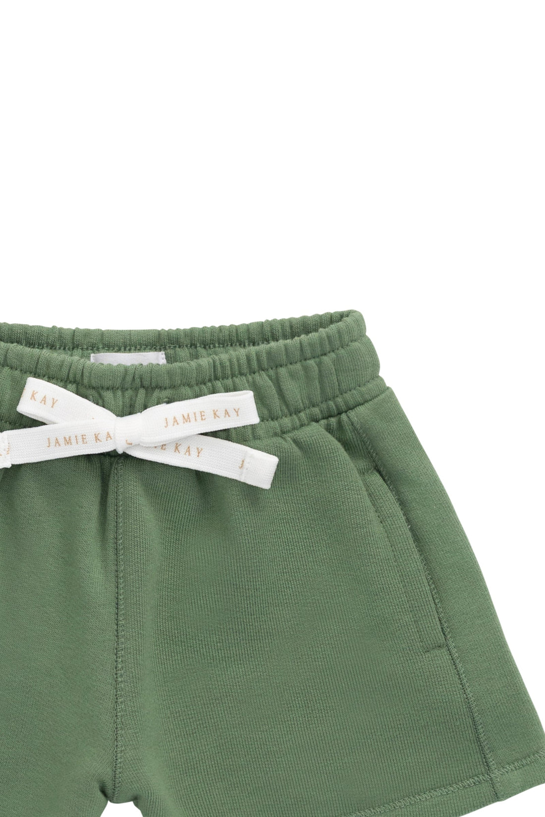 Organic Cotton Jalen Short - Snow Pea Childrens Short from Jamie Kay USA