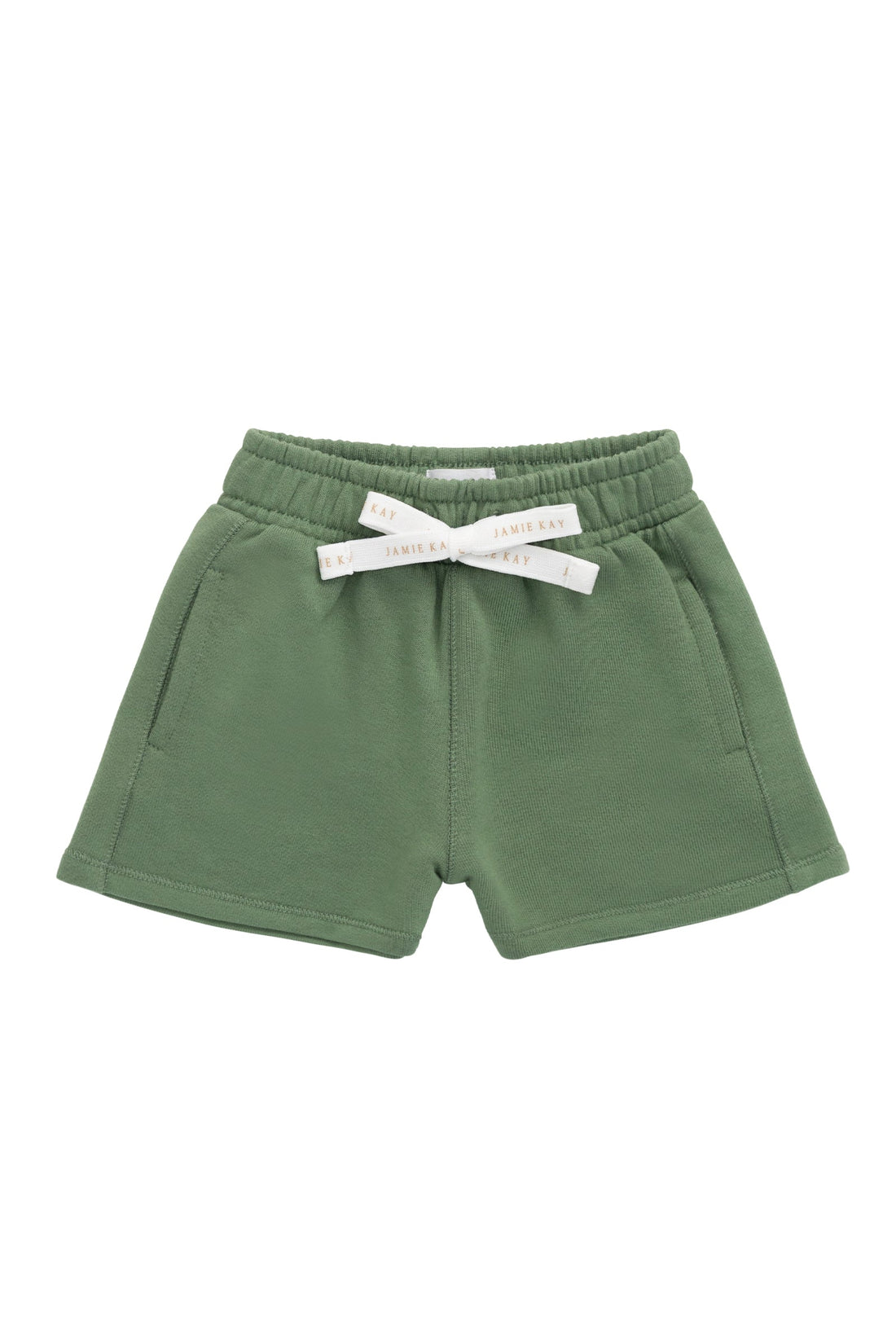 Organic Cotton Jalen Short - Snow Pea Childrens Short from Jamie Kay USA