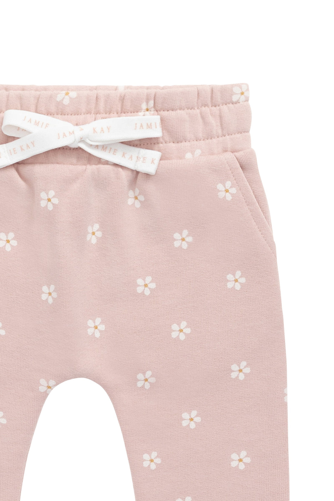 Organic Cotton Lilith Track Pant - Josie Floral Childrens Pant from Jamie Kay USA