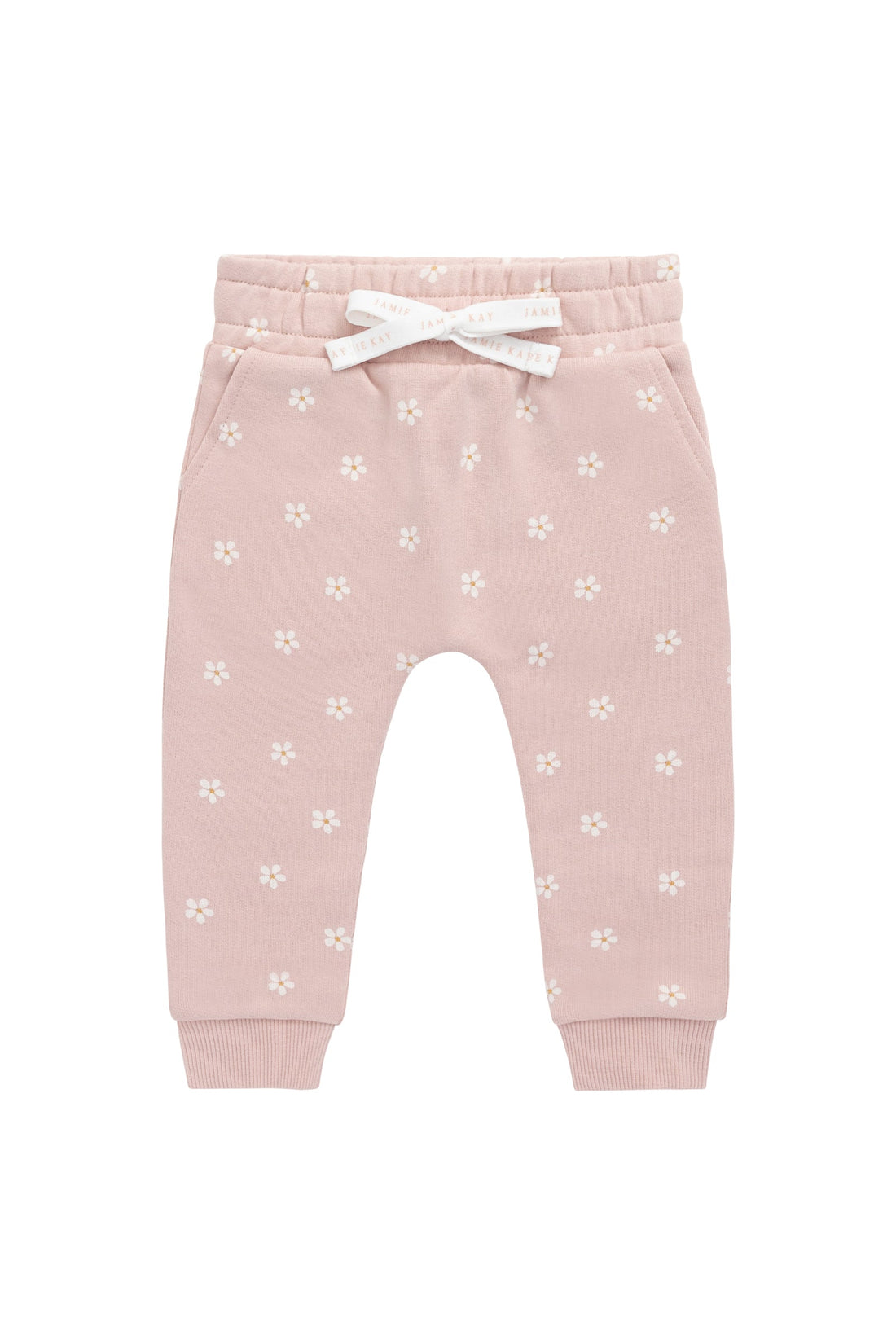 Organic Cotton Lilith Track Pant - Josie Floral Childrens Pant from Jamie Kay USA