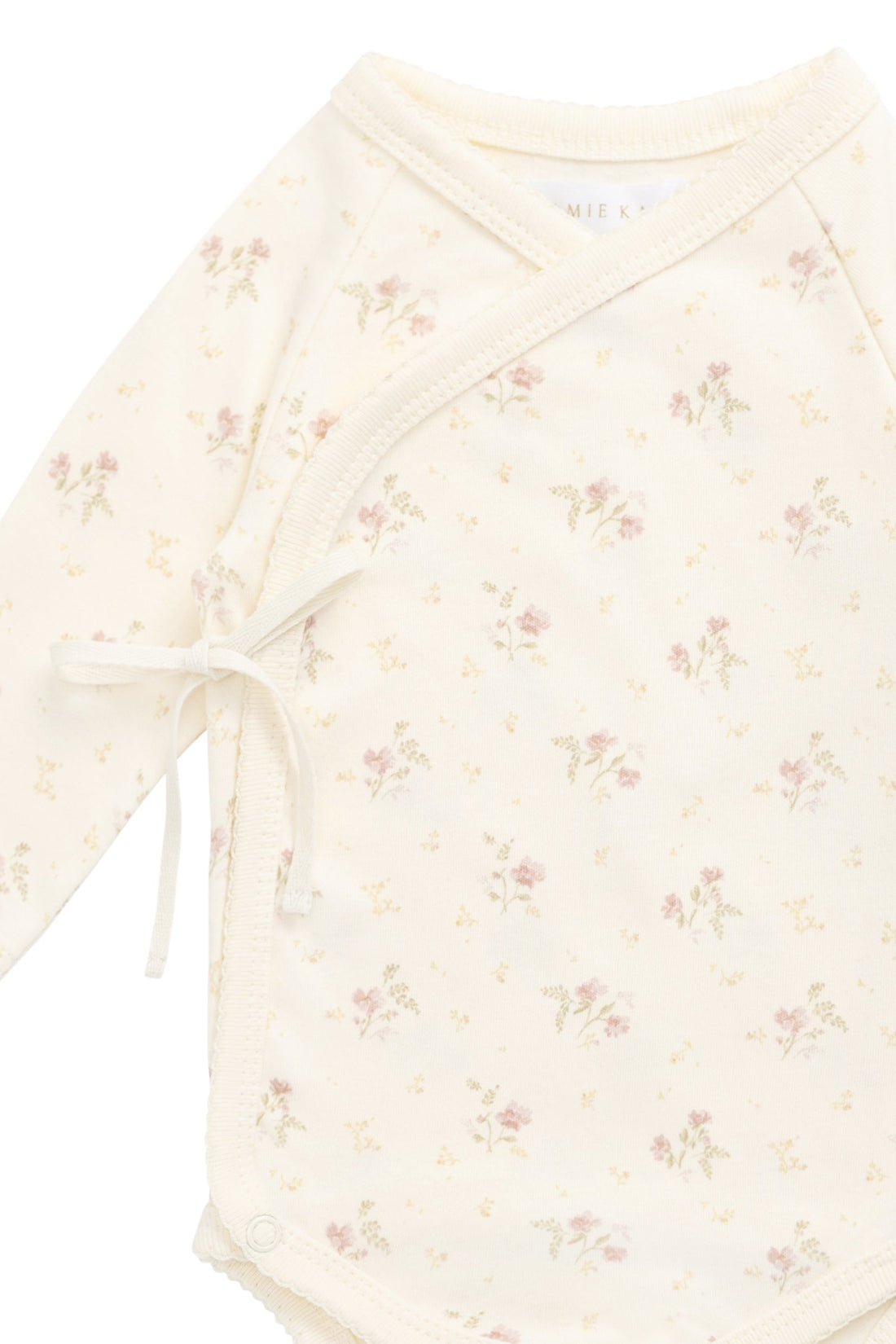 Organic Cotton Marina Bodysuit - Thelma Parchment Childrens Bodysuit from Jamie Kay USA