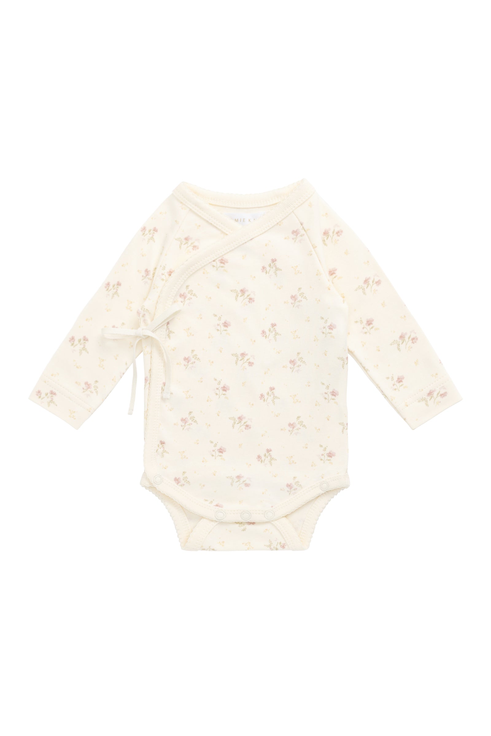 Organic Cotton Marina Bodysuit - Thelma Parchment – Jamie Kay USA