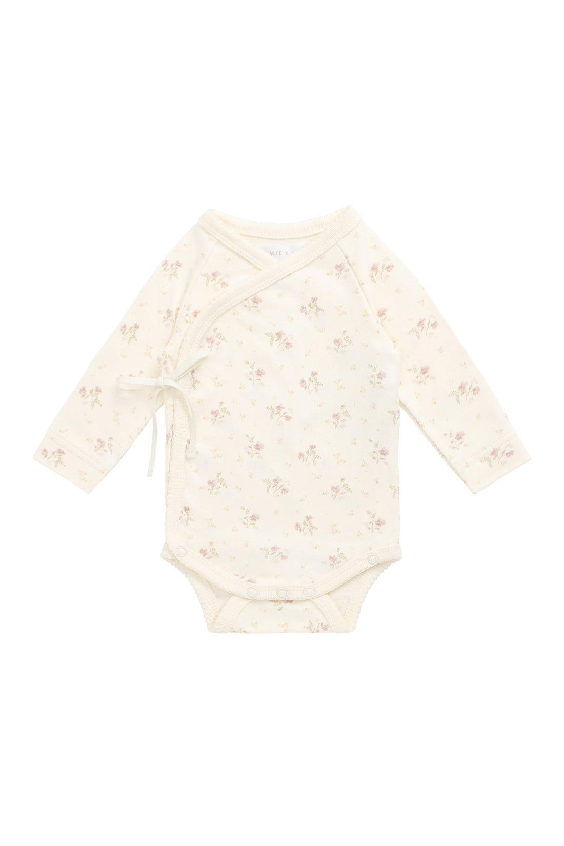 Organic Cotton Marina Bodysuit - Thelma Parchment Childrens Bodysuit from Jamie Kay USA