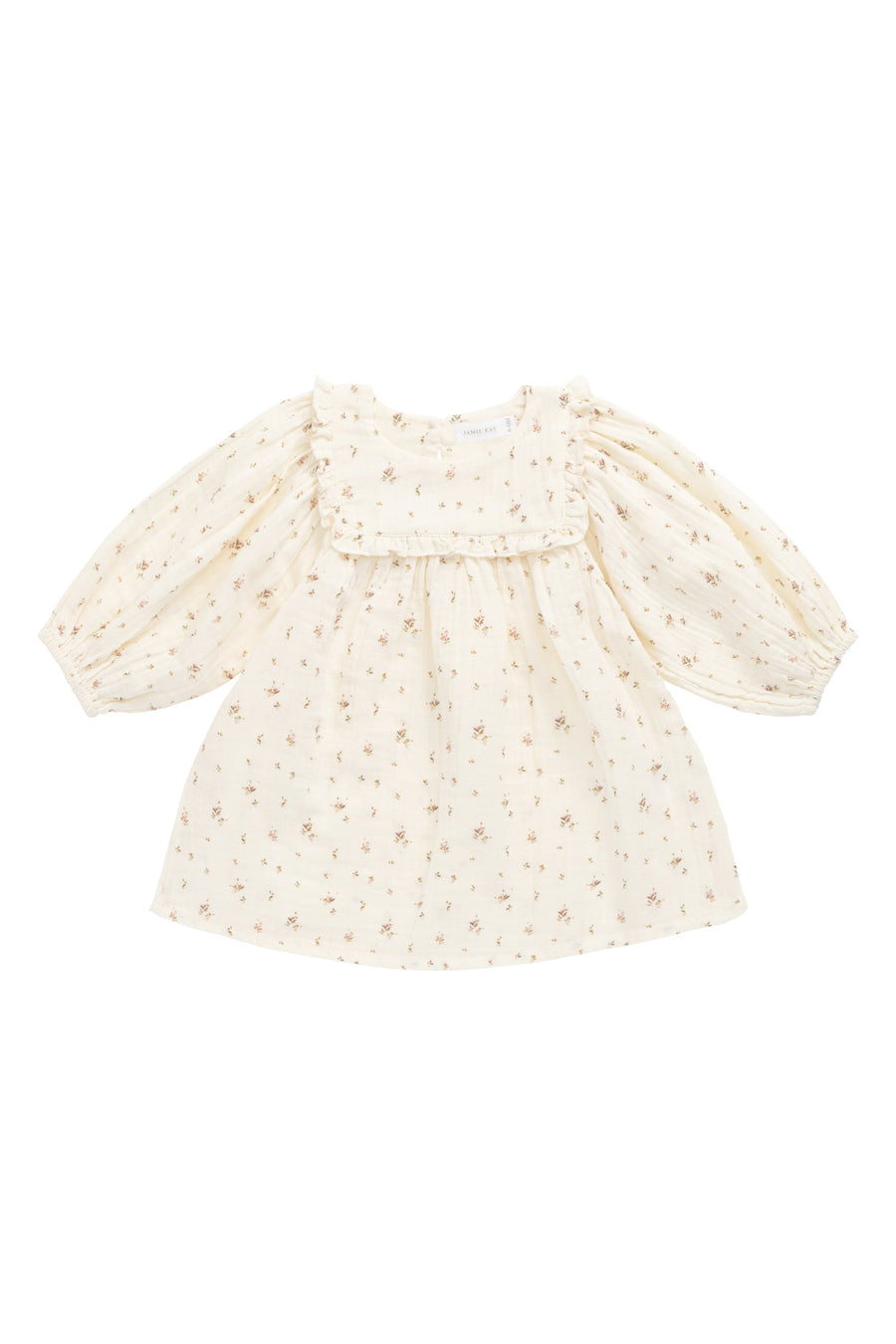 Organic Cotton Muslin Amira Dress - Dina Antique Childrens Dress from Jamie Kay USA