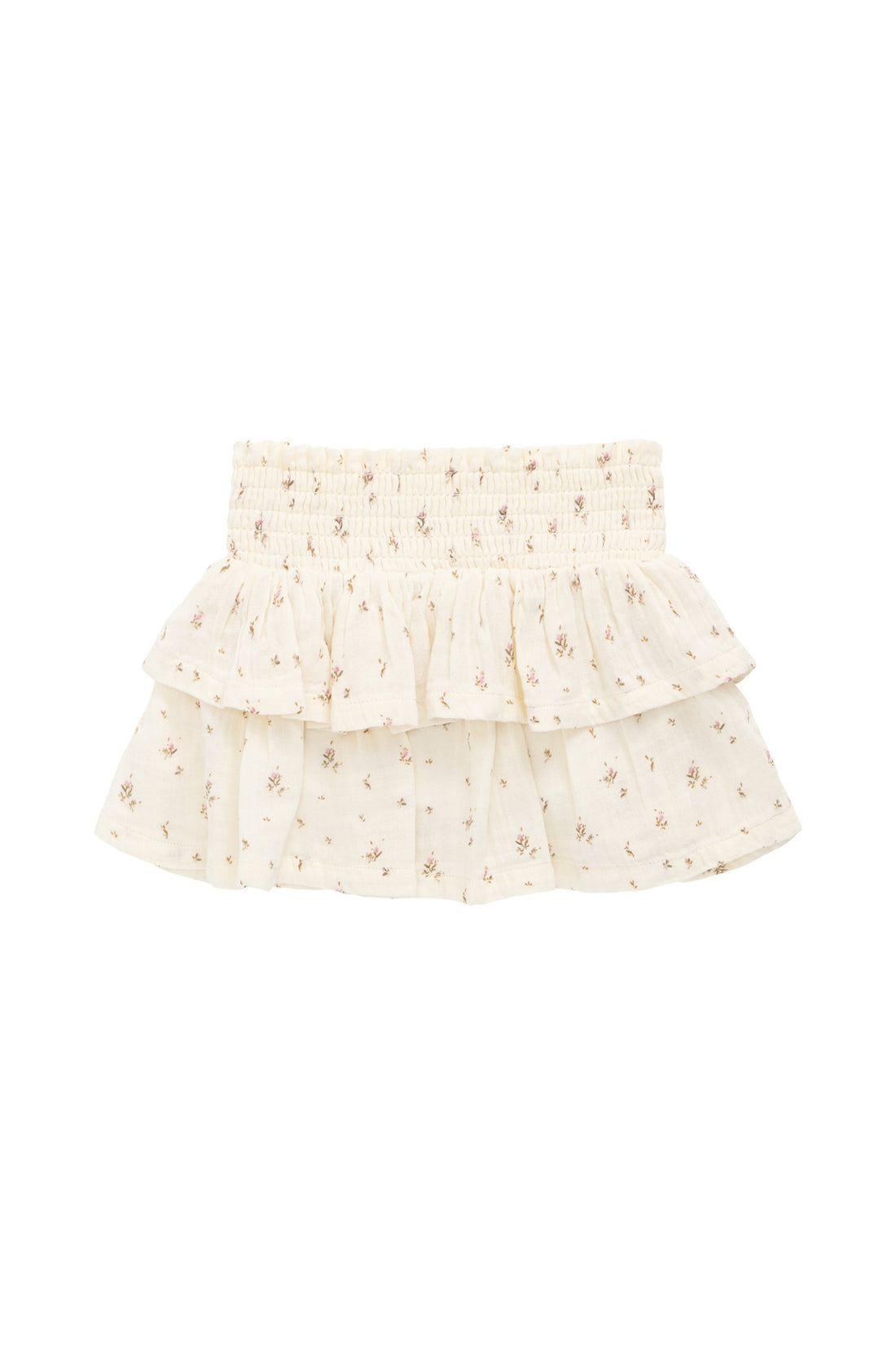 Organic Cotton Muslin Samantha Skirt - Dina Antique Childrens Skirt from Jamie Kay USA