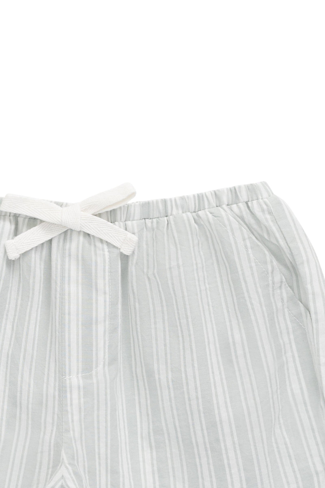 Organic Cotton Silas Short - Variegated Stripe Shoreline Childrens Short from Jamie Kay USA