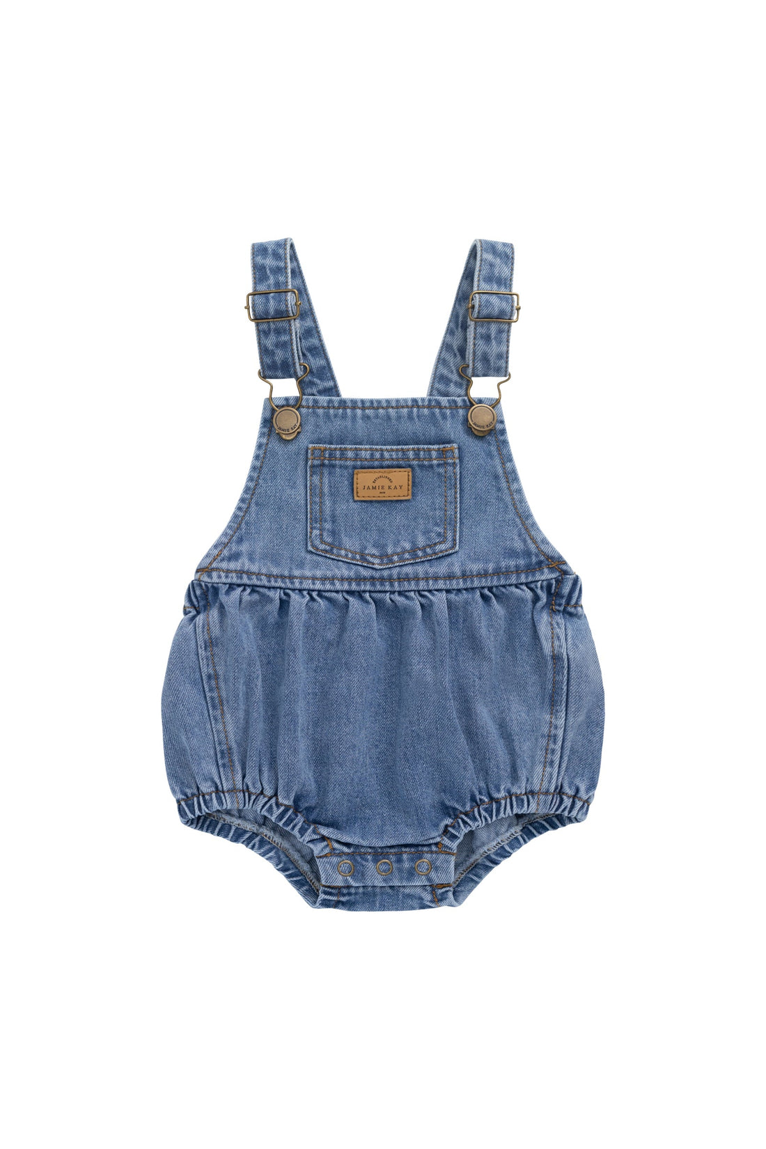 Pax Playsuit - Vintage Denim Childrens Playsuit from Jamie Kay USA