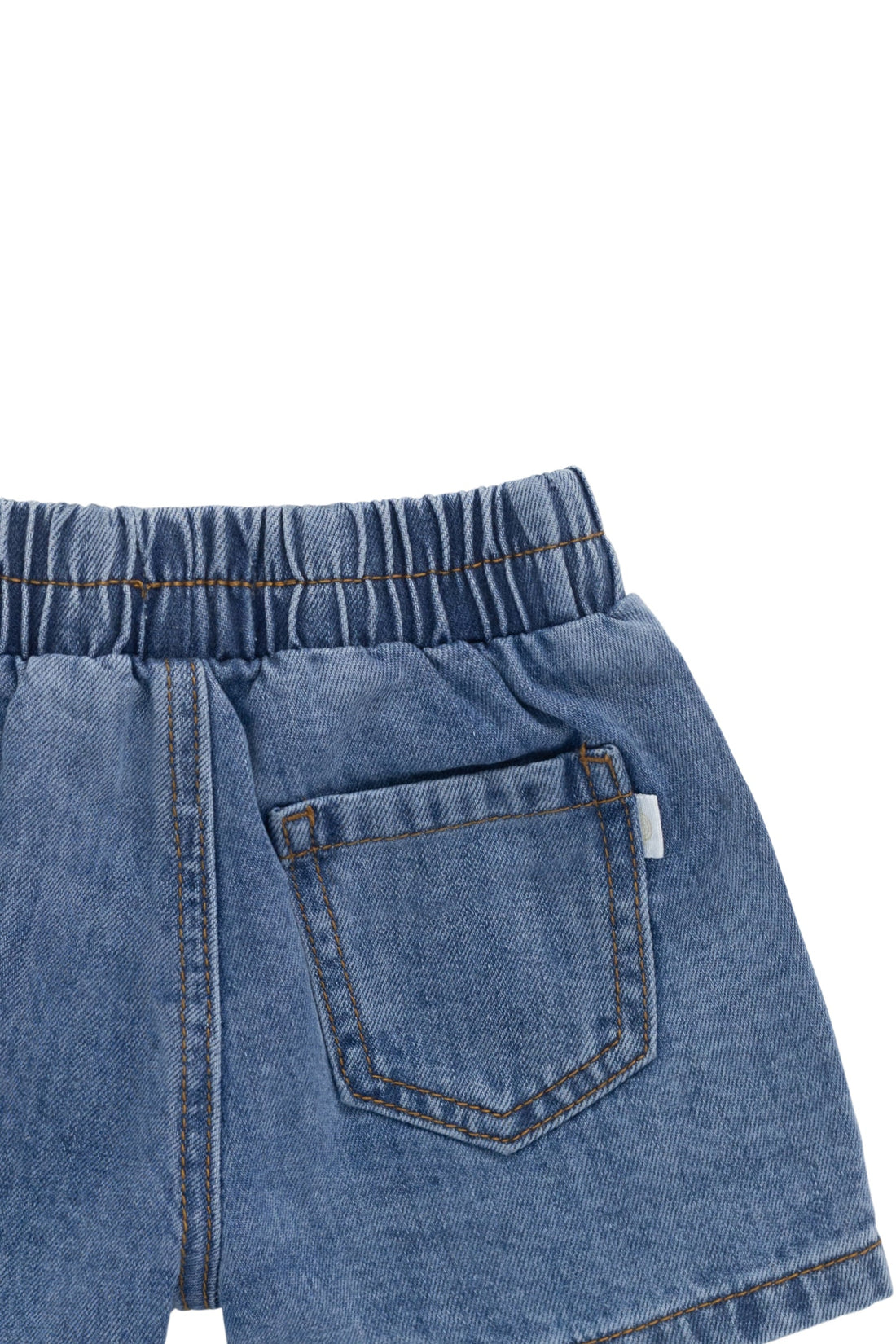 Reid Denim Short - Vintage Denim Childrens Short from Jamie Kay USA