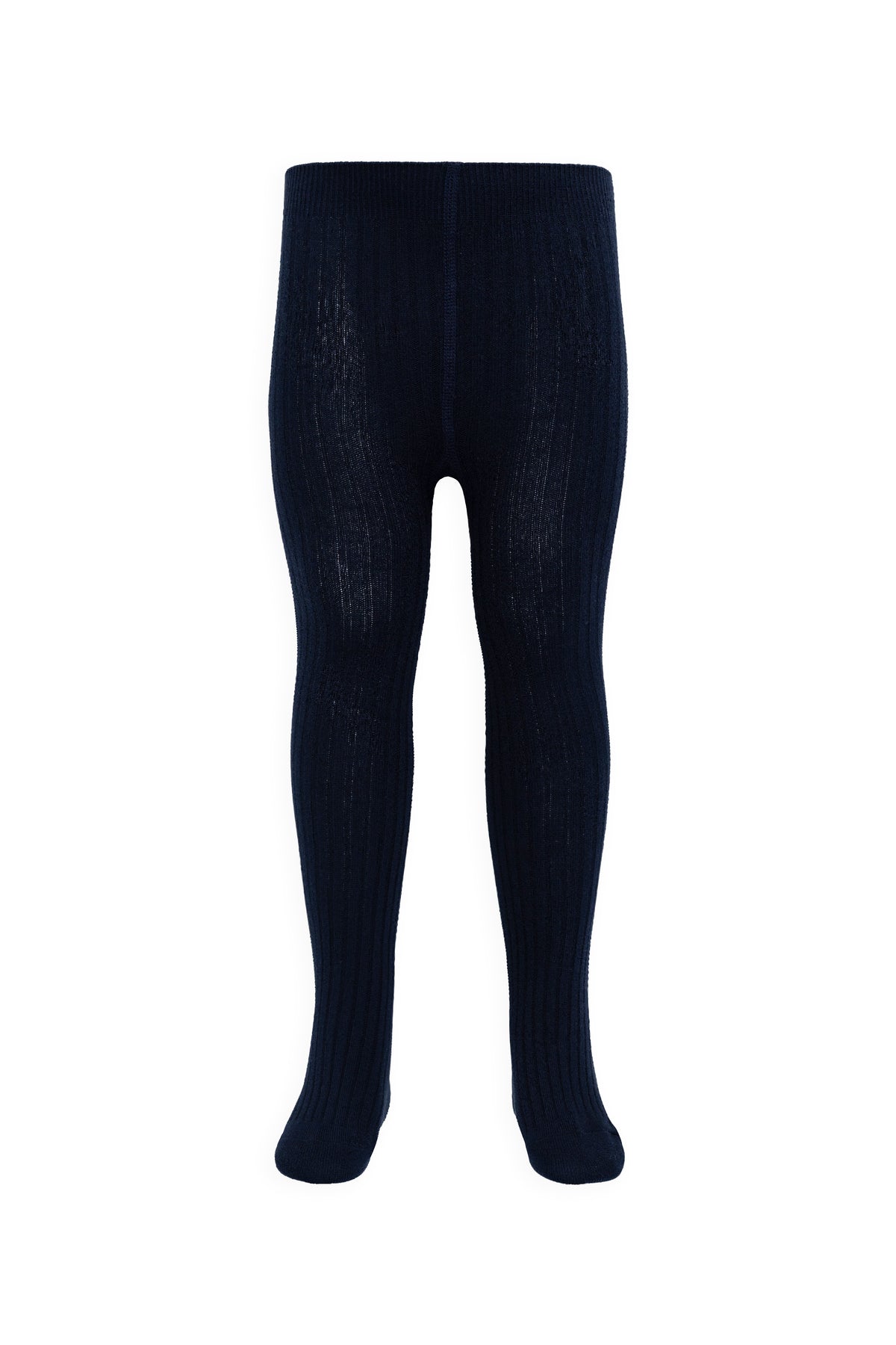 Ribbed Tight - Bleu Childrens Tights from Jamie Kay USA