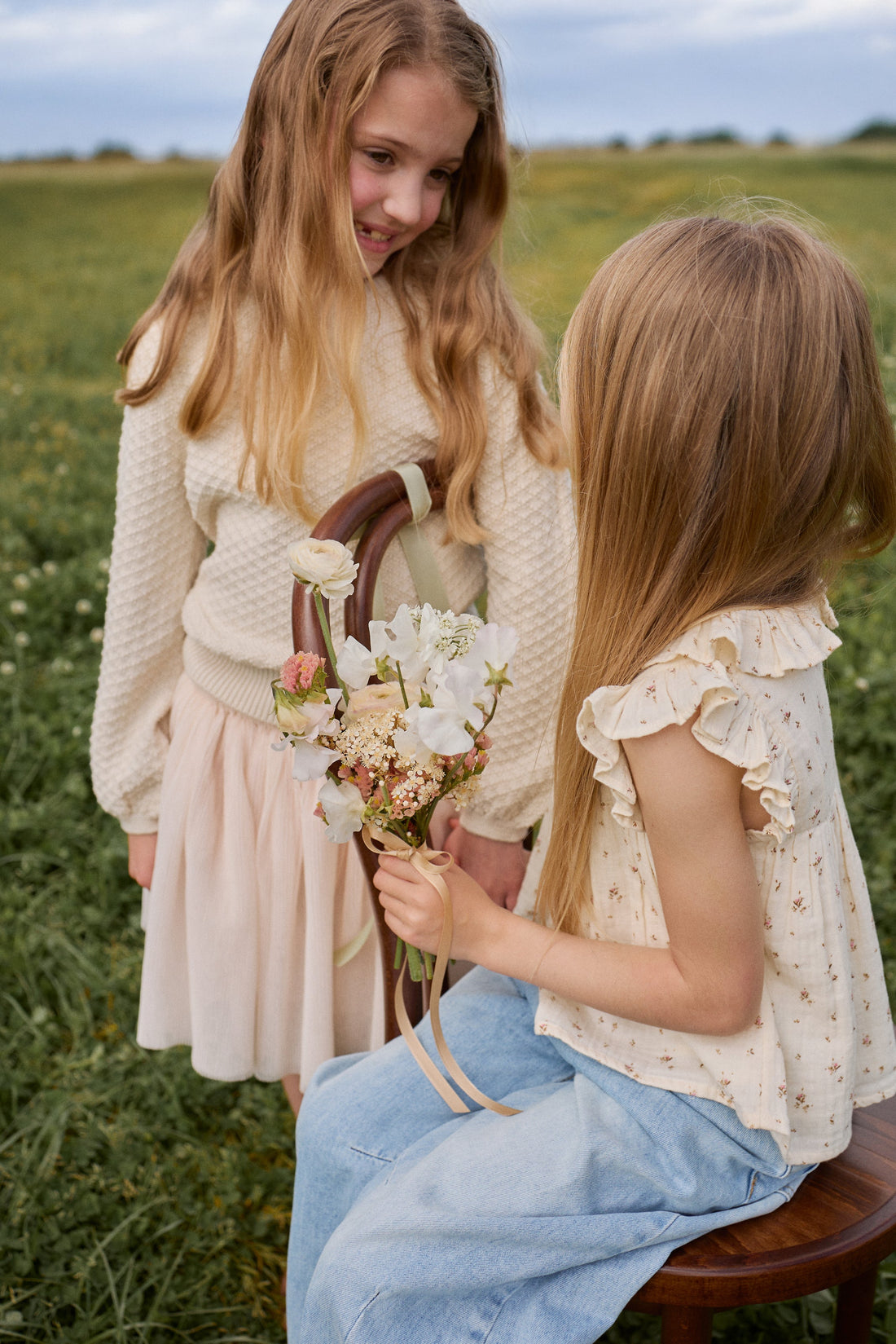 Jardine Skirt - Blushed Rose Childrens Skirt from Jamie Kay USA