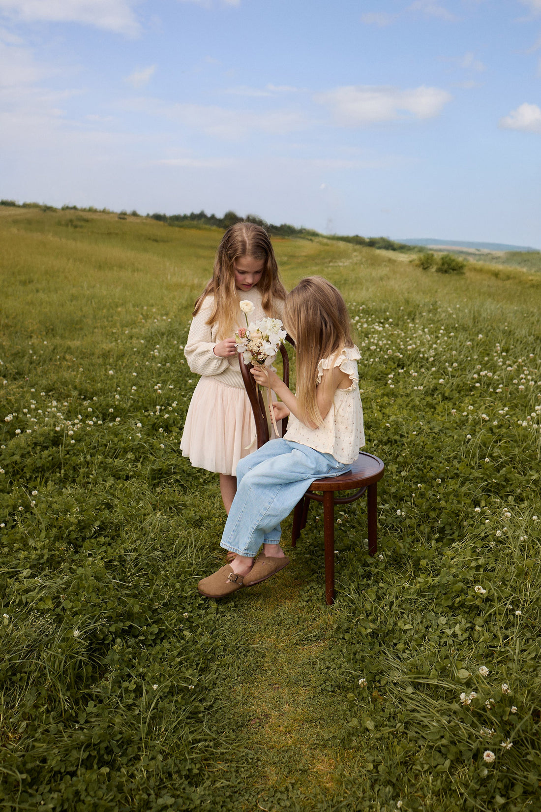 Jardine Skirt - Blushed Rose Childrens Skirt from Jamie Kay USA