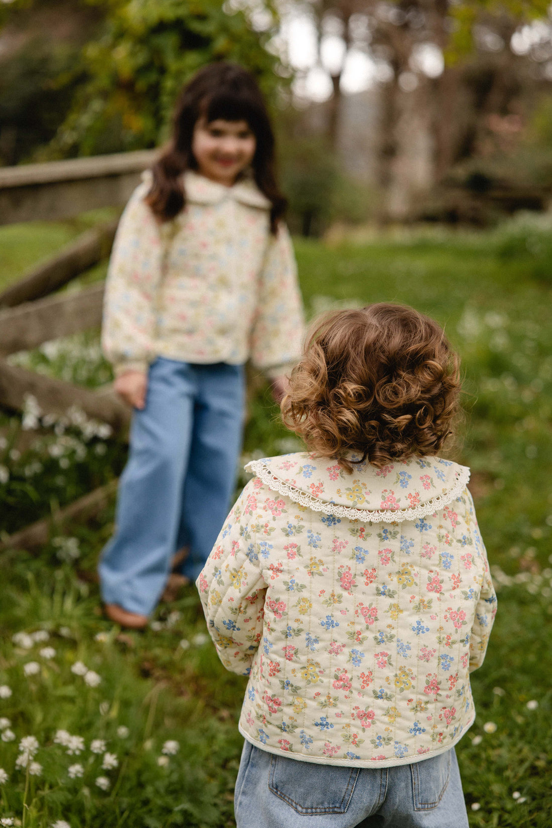 Jaida Pincord Jacket - Morgan Vanilla Childrens Jacket from Jamie Kay USA