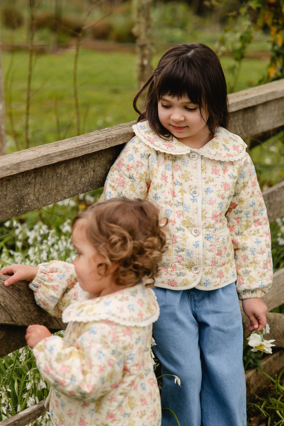 Jaida Pincord Jacket - Morgan Vanilla Childrens Jacket from Jamie Kay USA