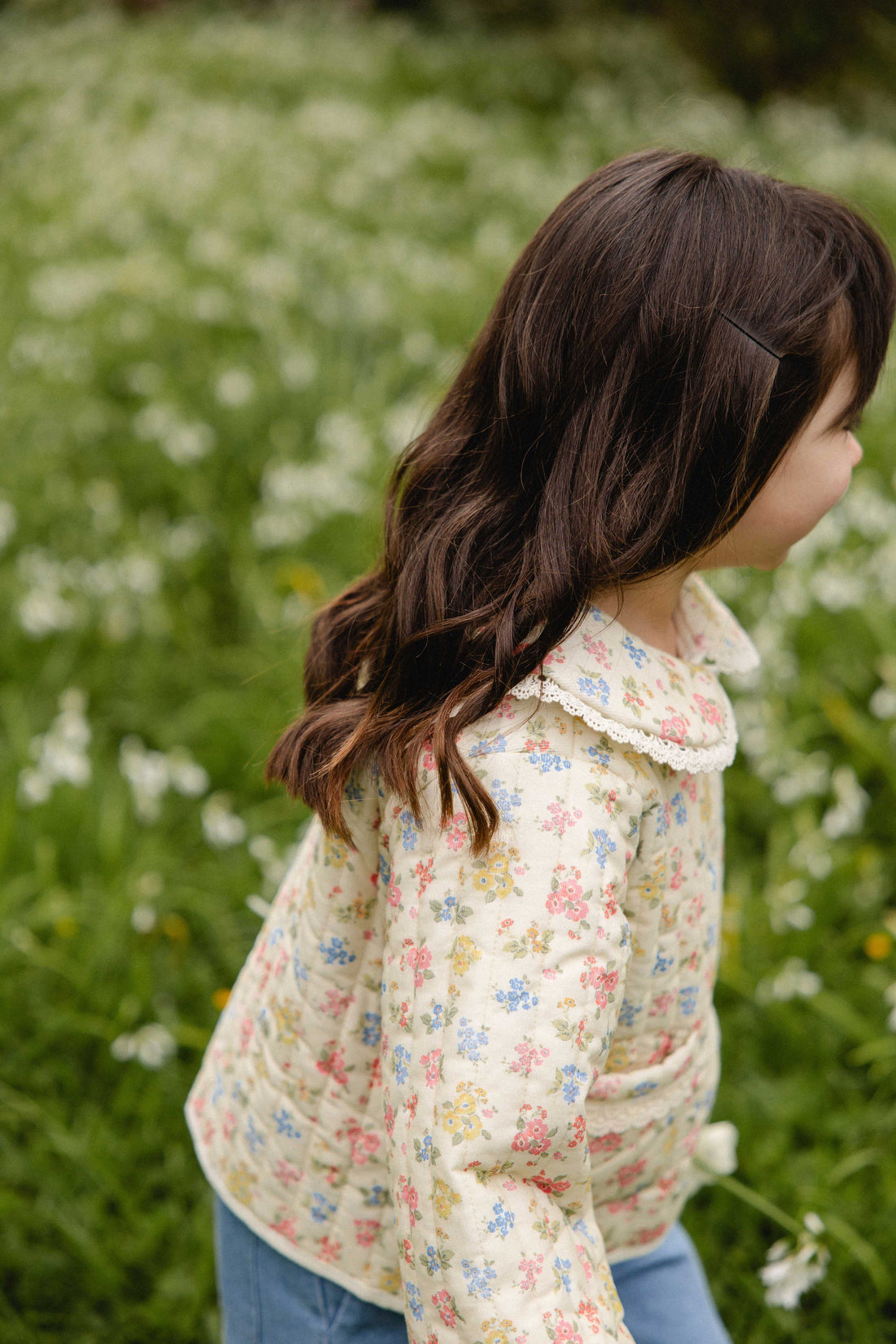 Jaida Pincord Jacket - Morgan Vanilla Childrens Jacket from Jamie Kay USA