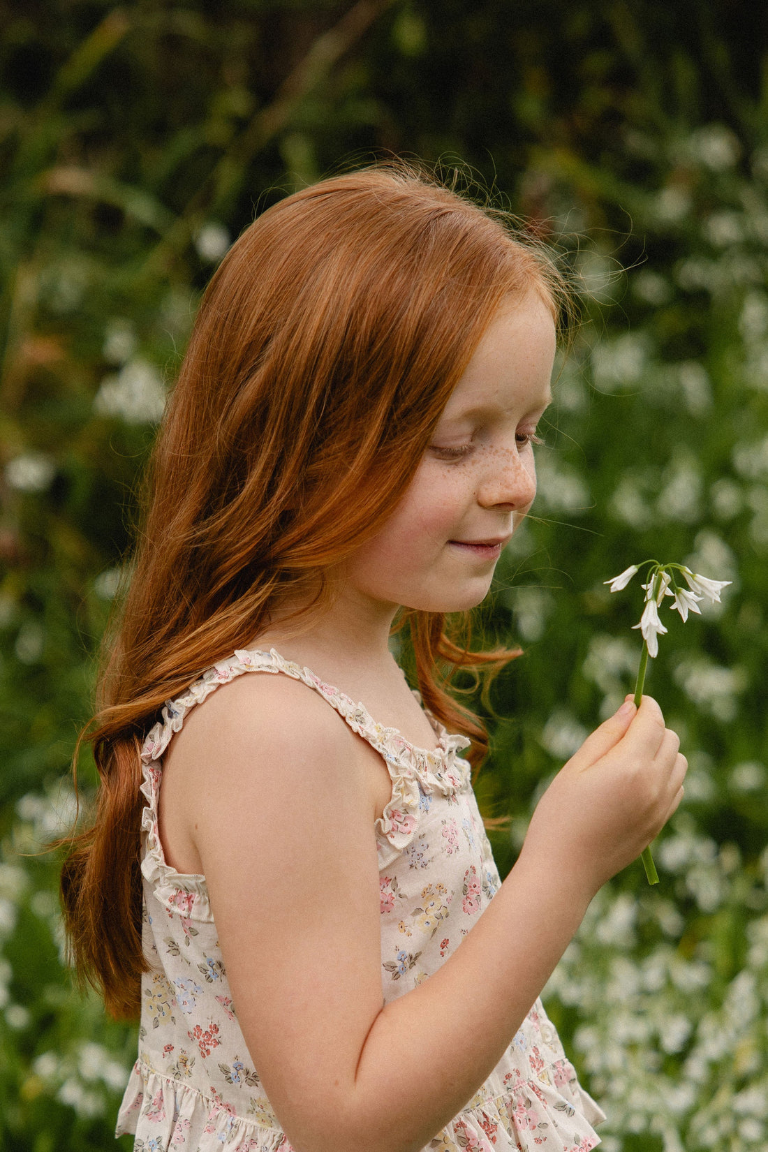 Organic Cotton Cassidy Top - Morgan Vanilla Childrens Top from Jamie Kay USA
