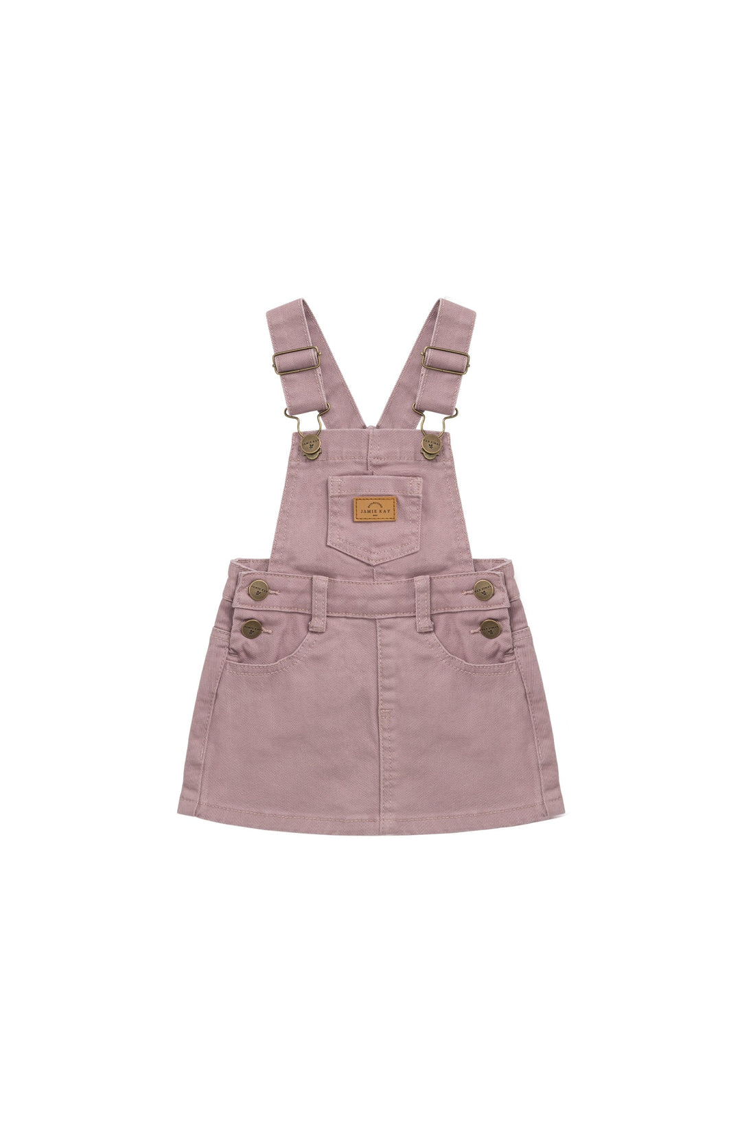 Classic Overall Dress - Dreamy Pink Childrens Overall from Jamie Kay USA