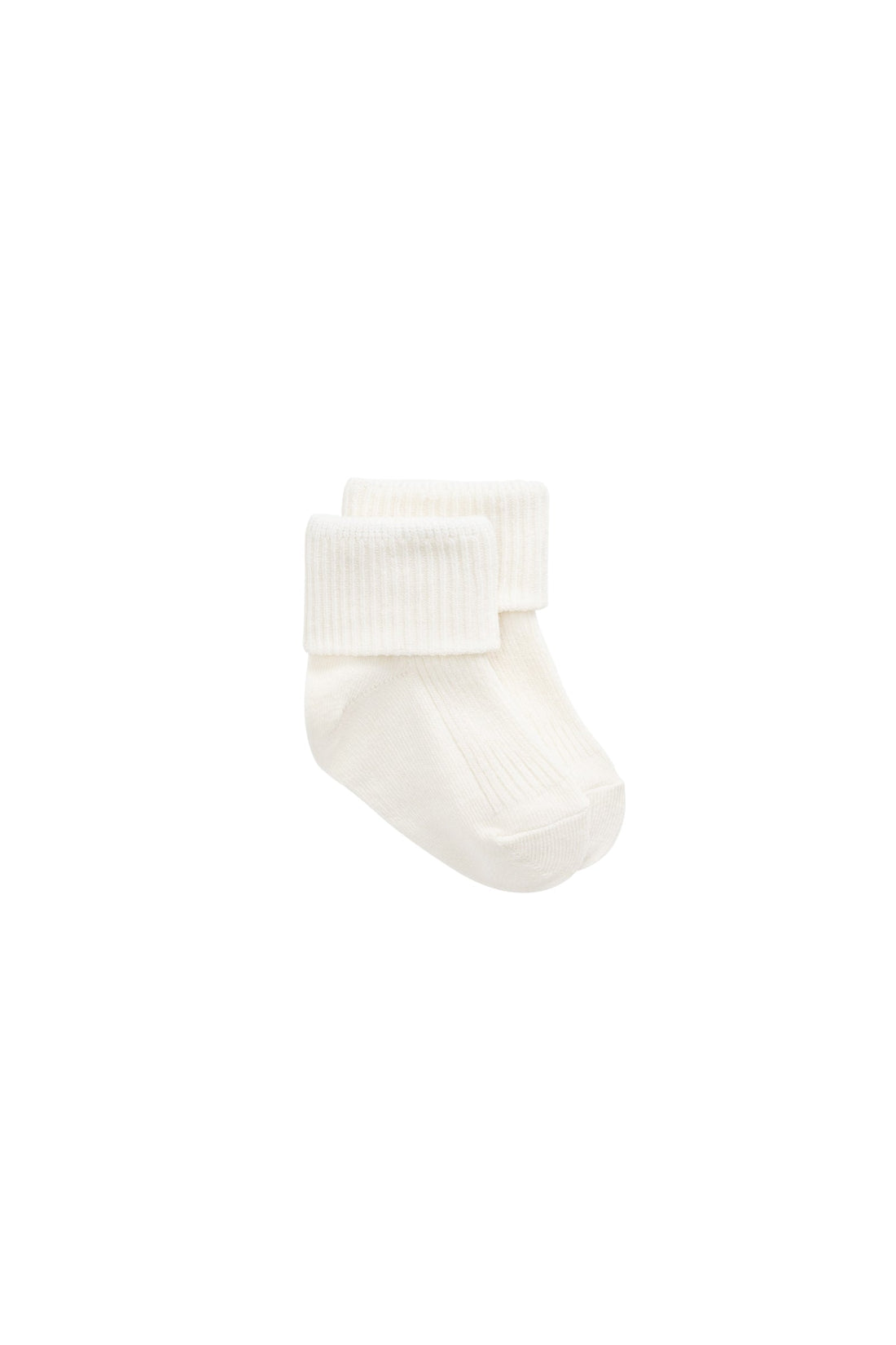 Classic Rib Sock - Cloud Childrens Socks from Jamie Kay USA