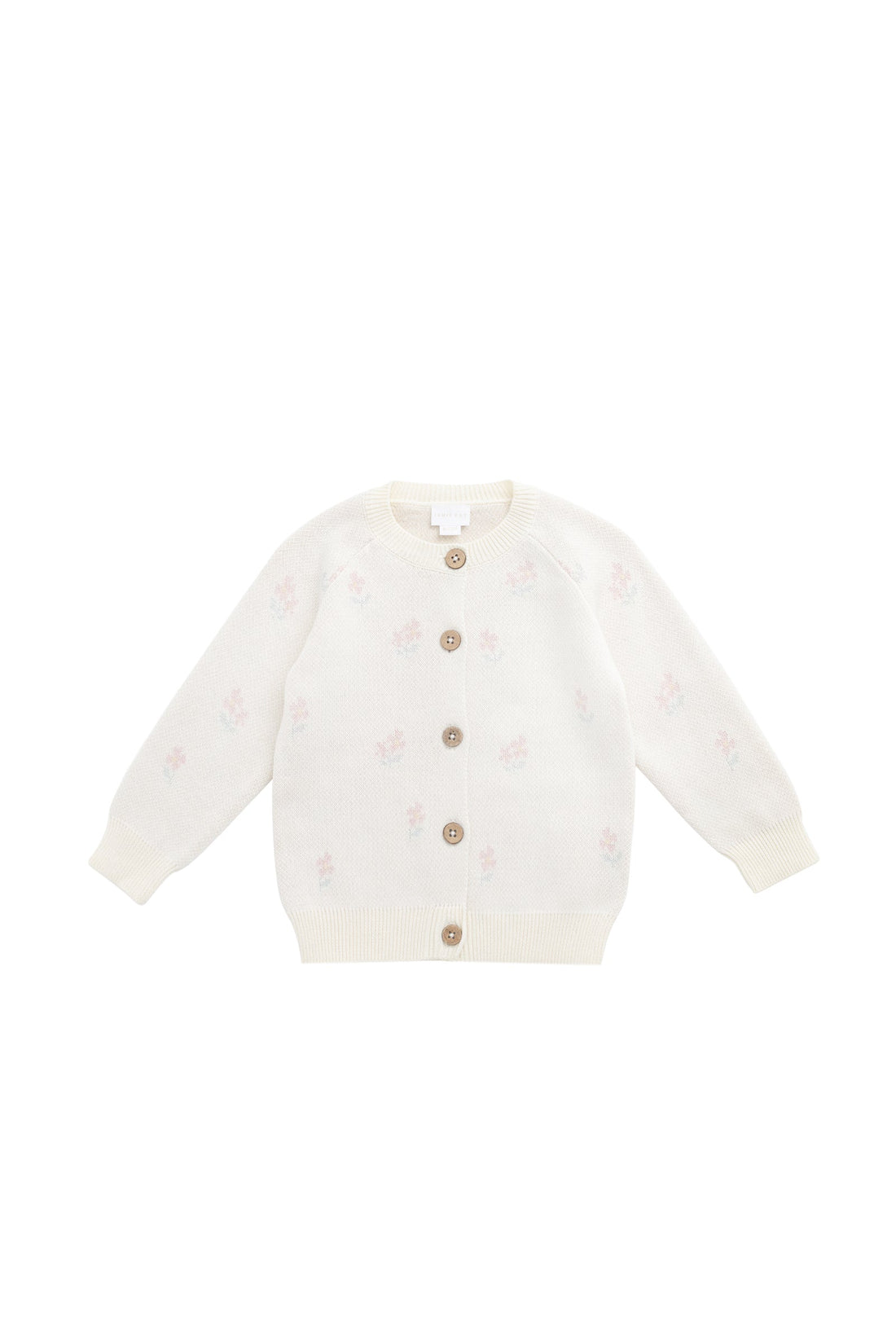 Meadow Cardigan - Larissa Egret Childrens Cardigan from Jamie Kay USA