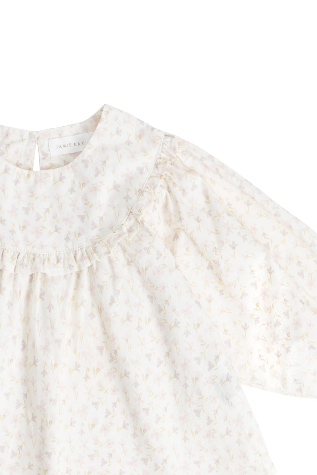 Organic Cotton Amira Blouse - Aries Mauve Childrens Top from Jamie Kay USA