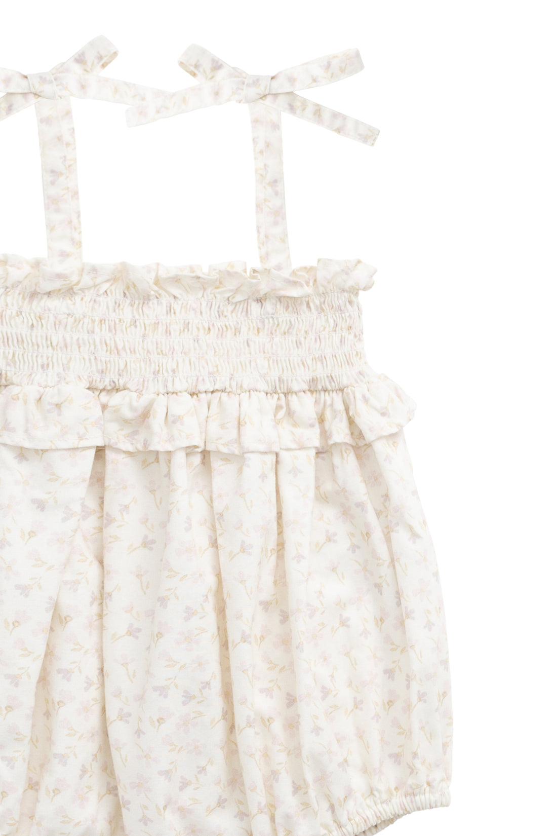 Organic Cotton Cleo Playsuit - Aries Mauve Childrens Playsuit from Jamie Kay USA