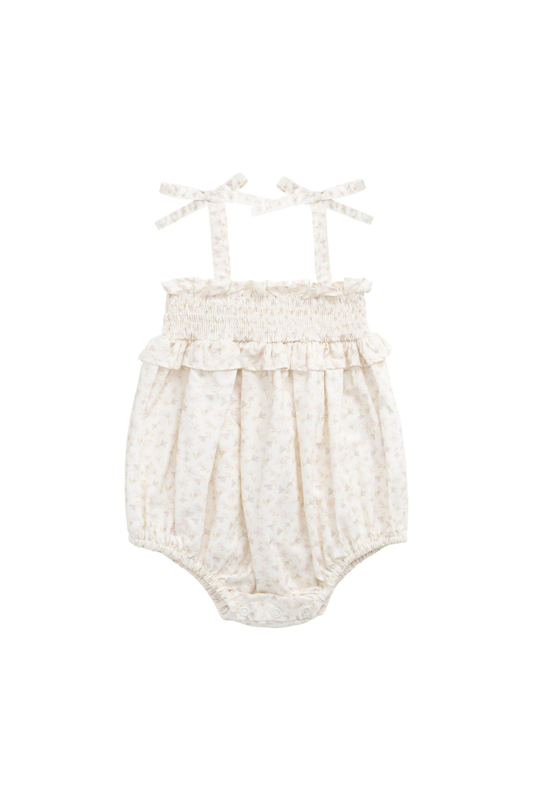 Organic Cotton Cleo Playsuit - Aries Mauve Childrens Playsuit from Jamie Kay USA