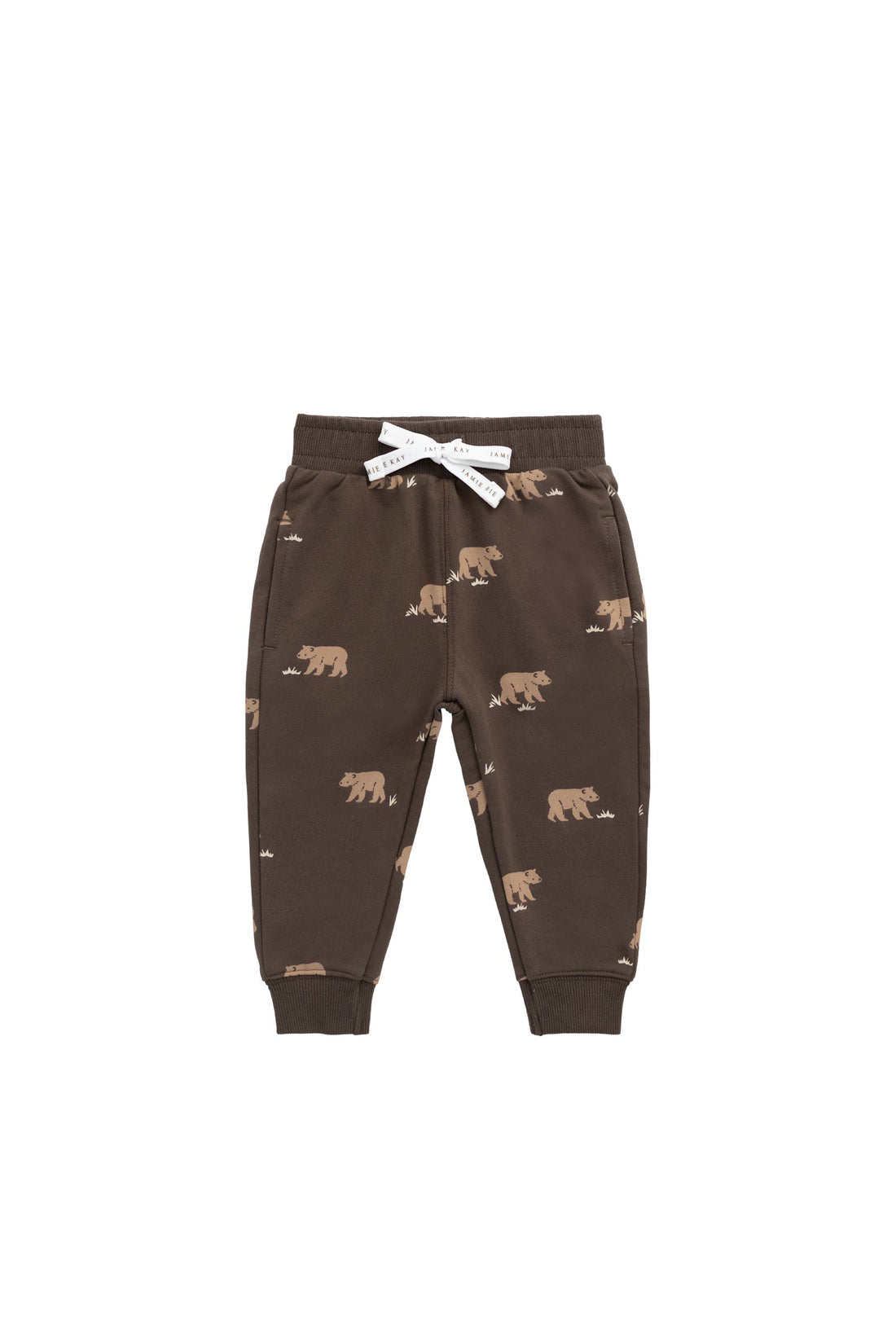 Organic Cotton Dominic Track Pant - Bear Buddies Canteen Childrens Pant from Jamie Kay USA