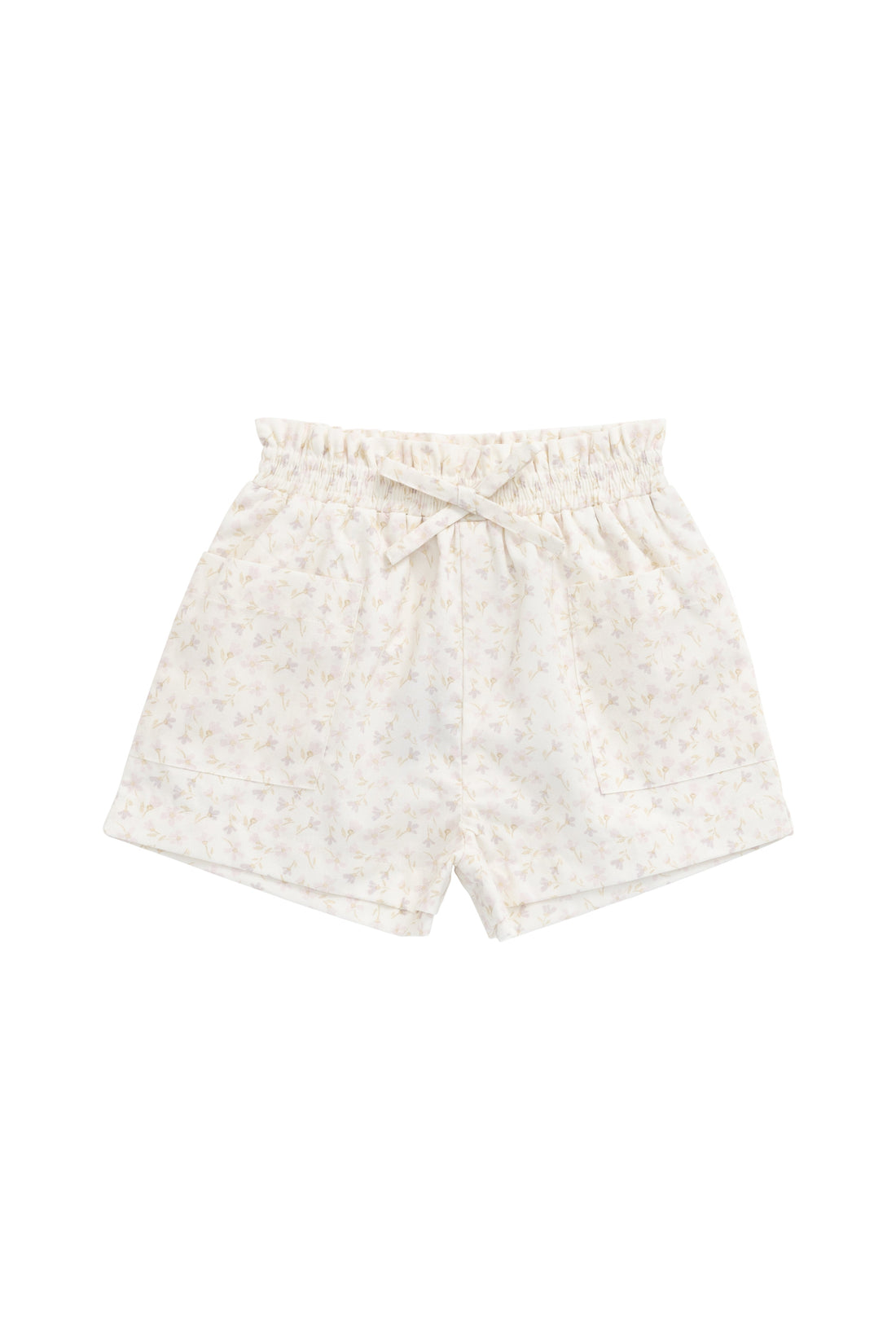 Organic Cotton Emelia Short - Aries Mauve Childrens Short from Jamie Kay USA