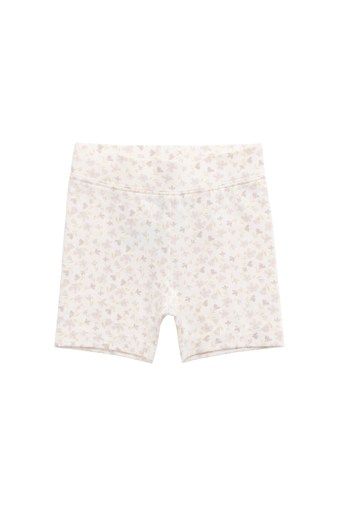 Organic Cotton Everyday Bike Short - Aries Mauve Childrens Short from Jamie Kay USA