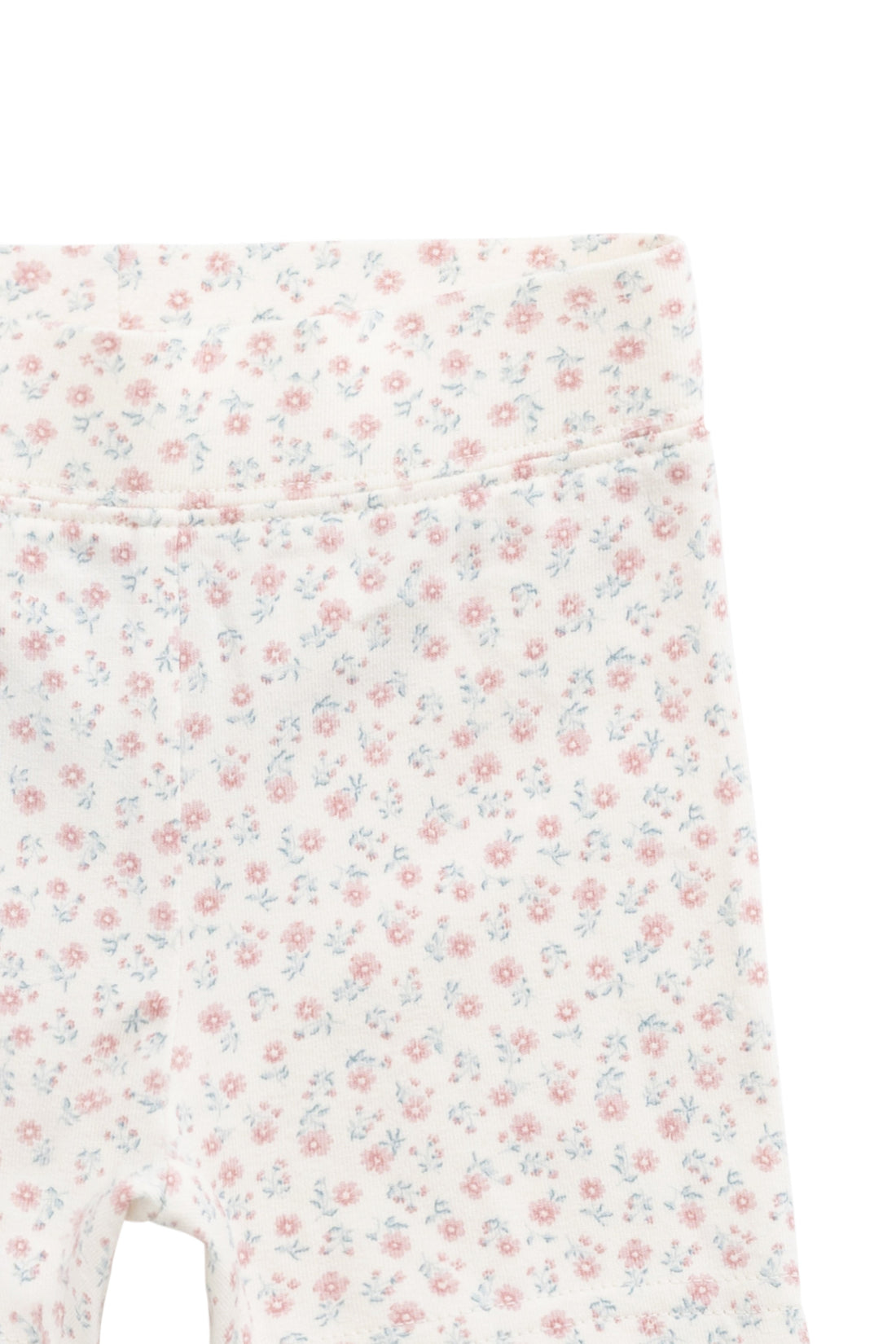 Organic Cotton Everyday Bike Short - Posy Garden Pink Childrens Short from Jamie Kay USA