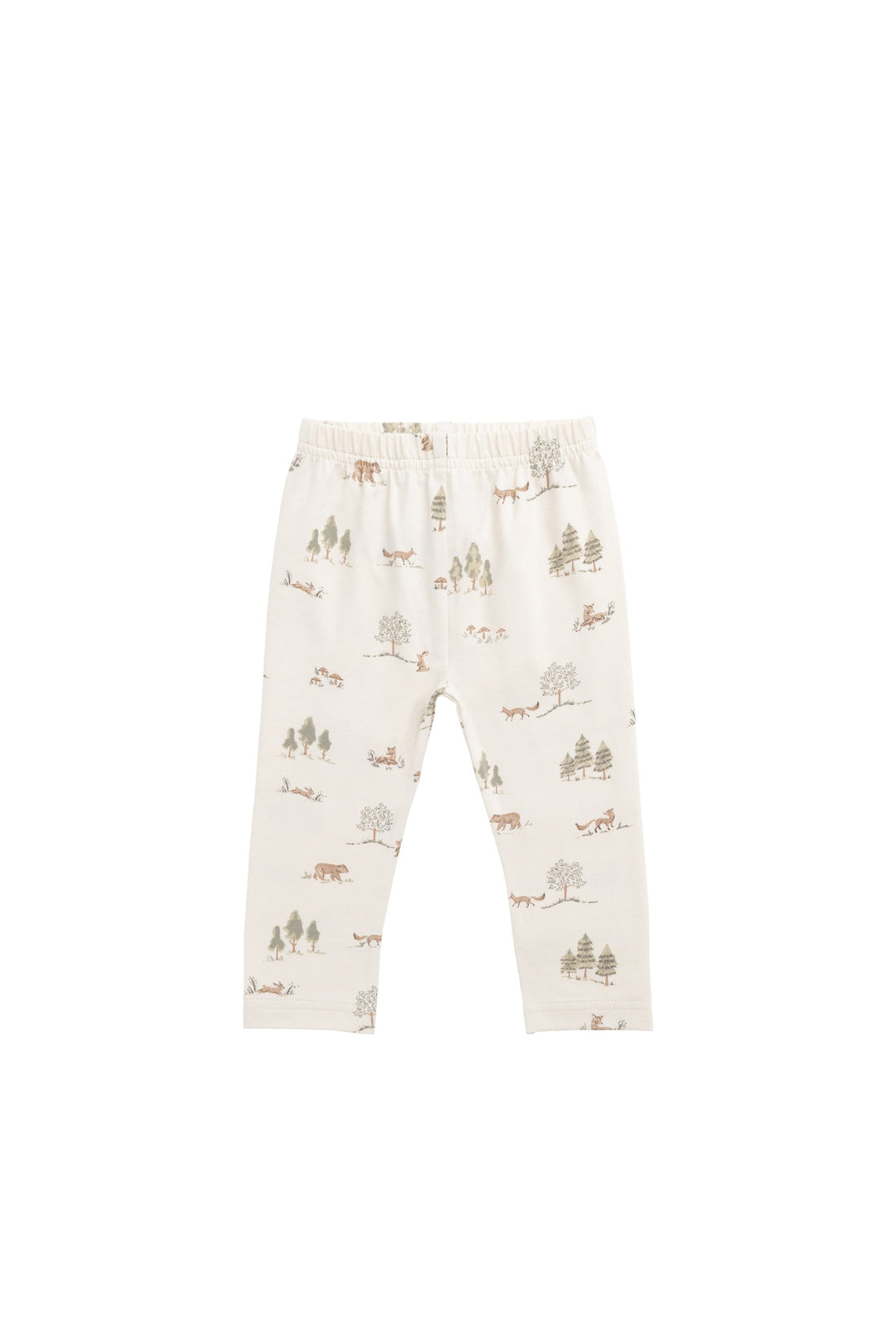 Organic Cotton Everyday Legging - Pine Forest Friends Childrens Legging from Jamie Kay USA