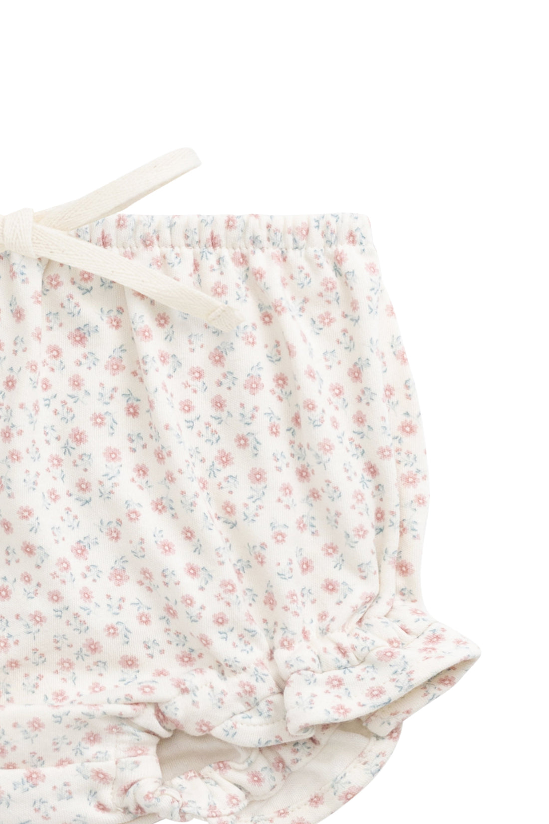 Organic Cotton Frill Bloomer - Posy Garden Pink Childrens Bloomer from Jamie Kay USA