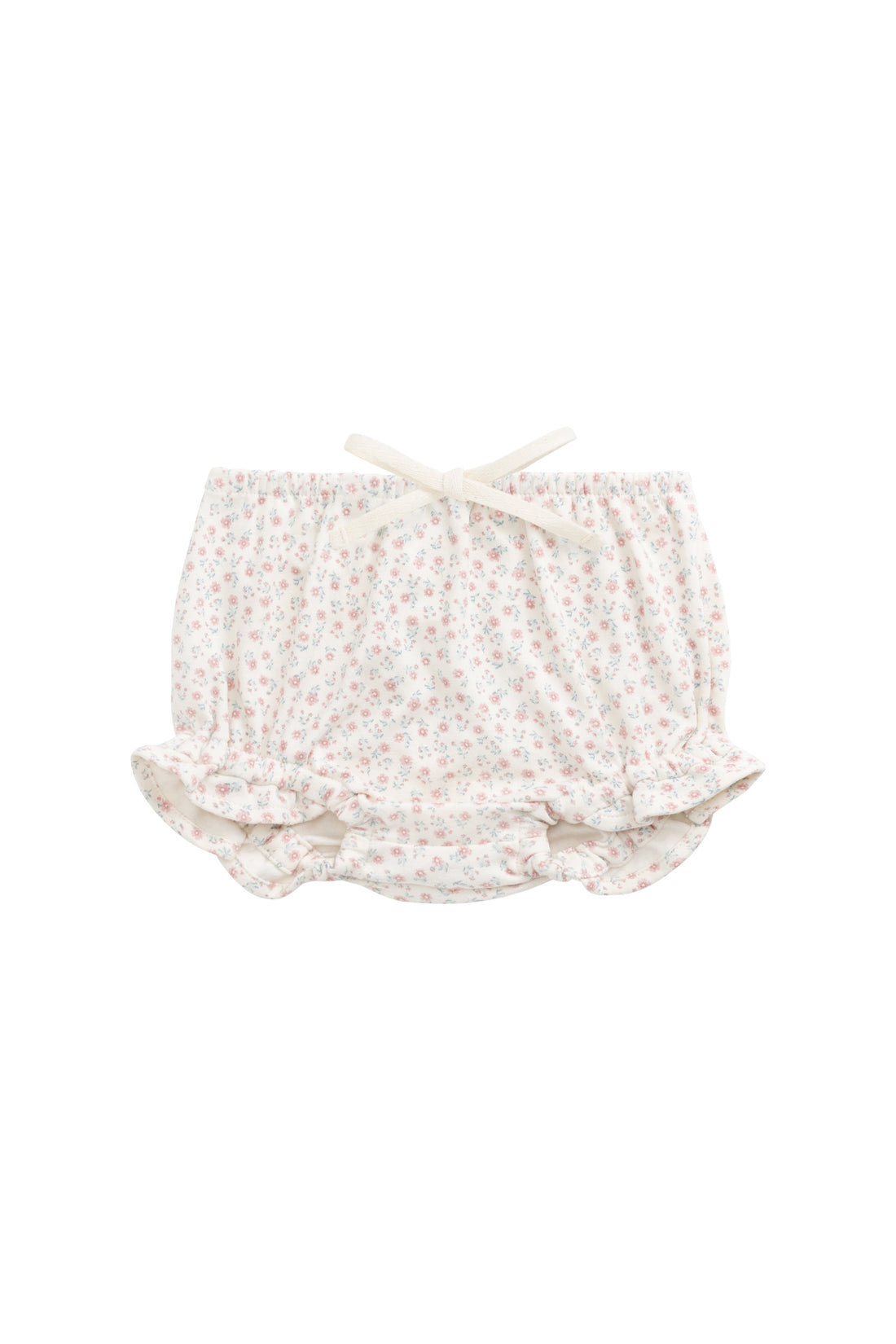 Organic Cotton Frill Bloomer - Posy Garden Pink Childrens Bloomer from Jamie Kay USA