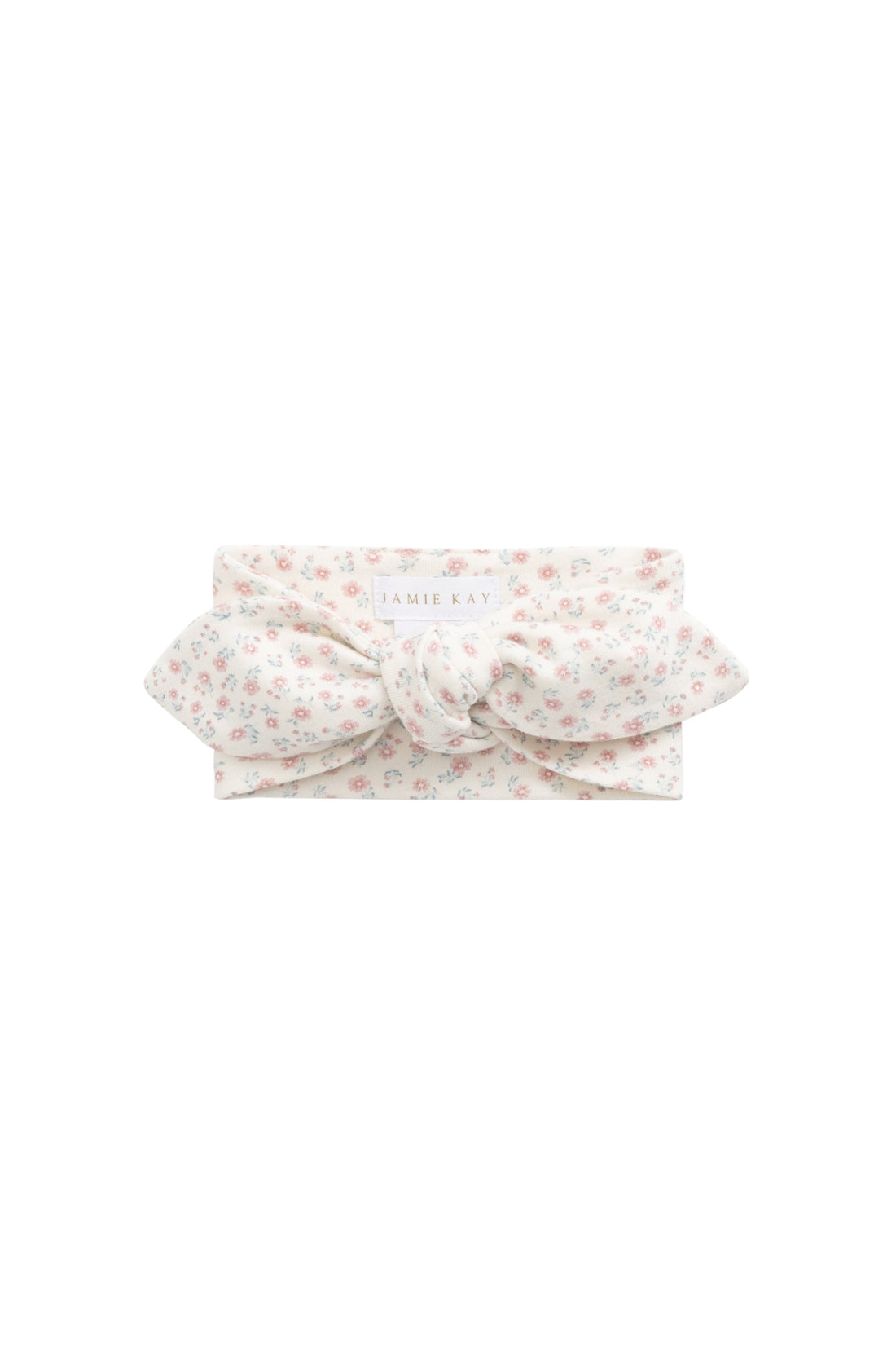 Organic Cotton Headband - Posy Garden Pink Childrens Headband from Jamie Kay USA