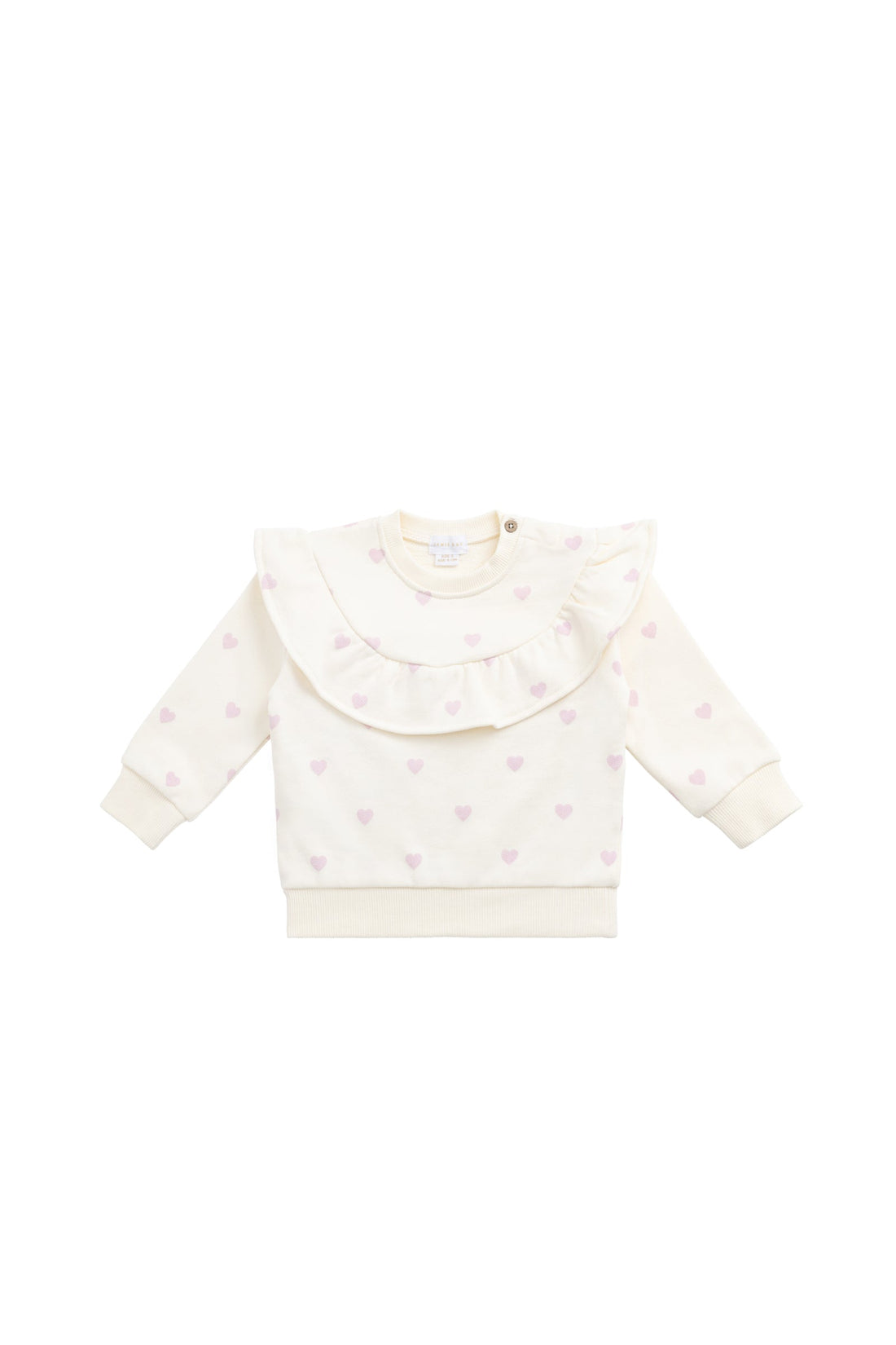Organic Cotton Mckinley Sweatshirt - Mon Amour Lotus Childrens Top from Jamie Kay USA