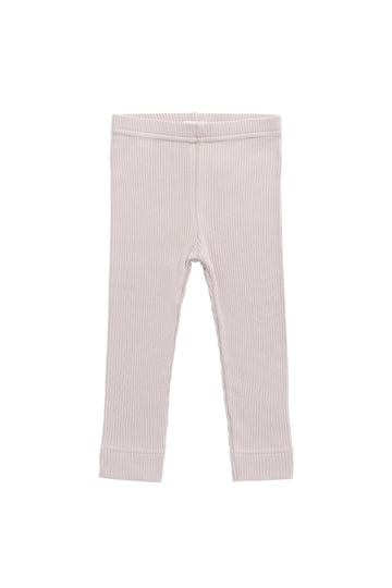 Organic Cotton Modal Everyday Legging - Violet Tint Childrens Legging from Jamie Kay USA