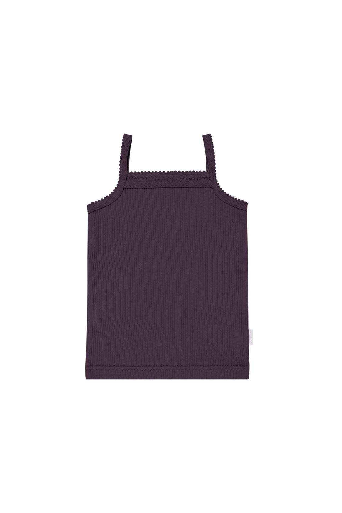 Organic Cotton Modal Marina Singlet - Blackberry Childrens Top from Jamie Kay USA