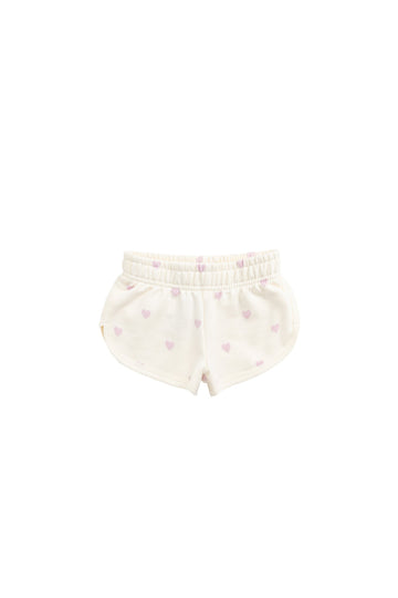Organic Cotton Monroe Short - Mon Amour Lotus Childrens Short from Jamie Kay USA