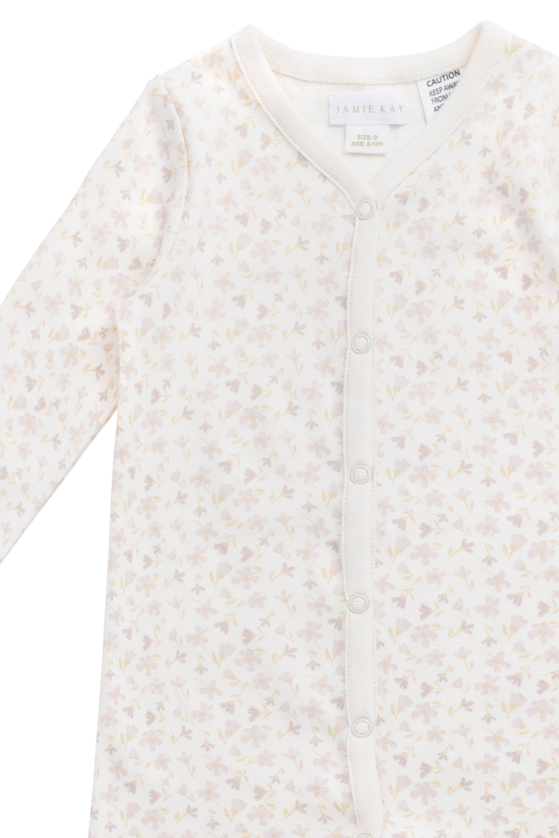 Organic Cotton Murphy Onepiece - Aries Mauve Childrens Onepiece from Jamie Kay USA