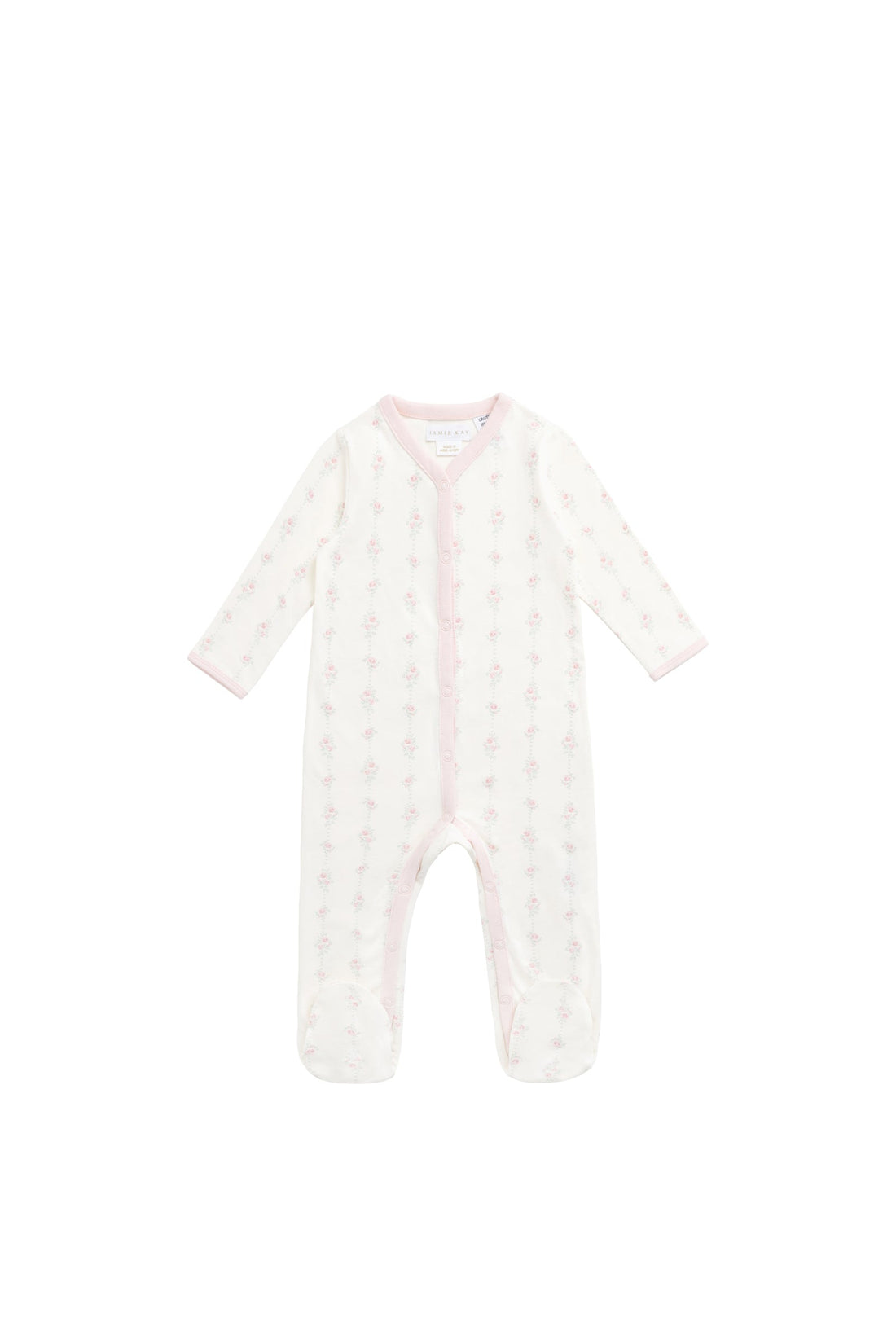 Organic Cotton Murphy Onepiece - Rose Trail Childrens Pyjama from Jamie Kay USA