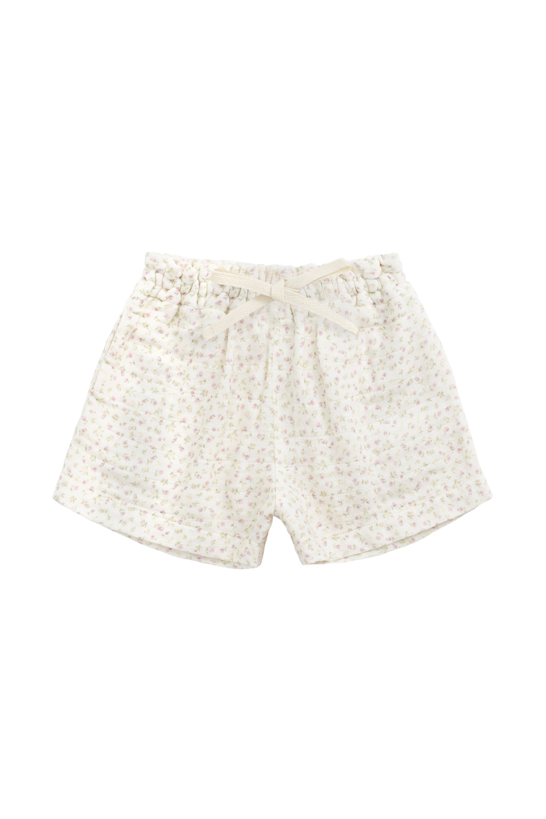 Organic Cotton Muslin Emelia Short - Pippa Pink Childrens Short from Jamie Kay USA