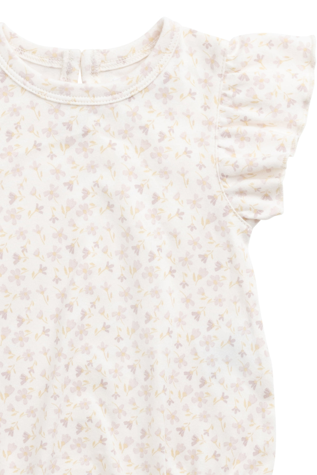 Organic Cotton Sage Onepiece - Aries Mauve Childrens Onepiece from Jamie Kay USA